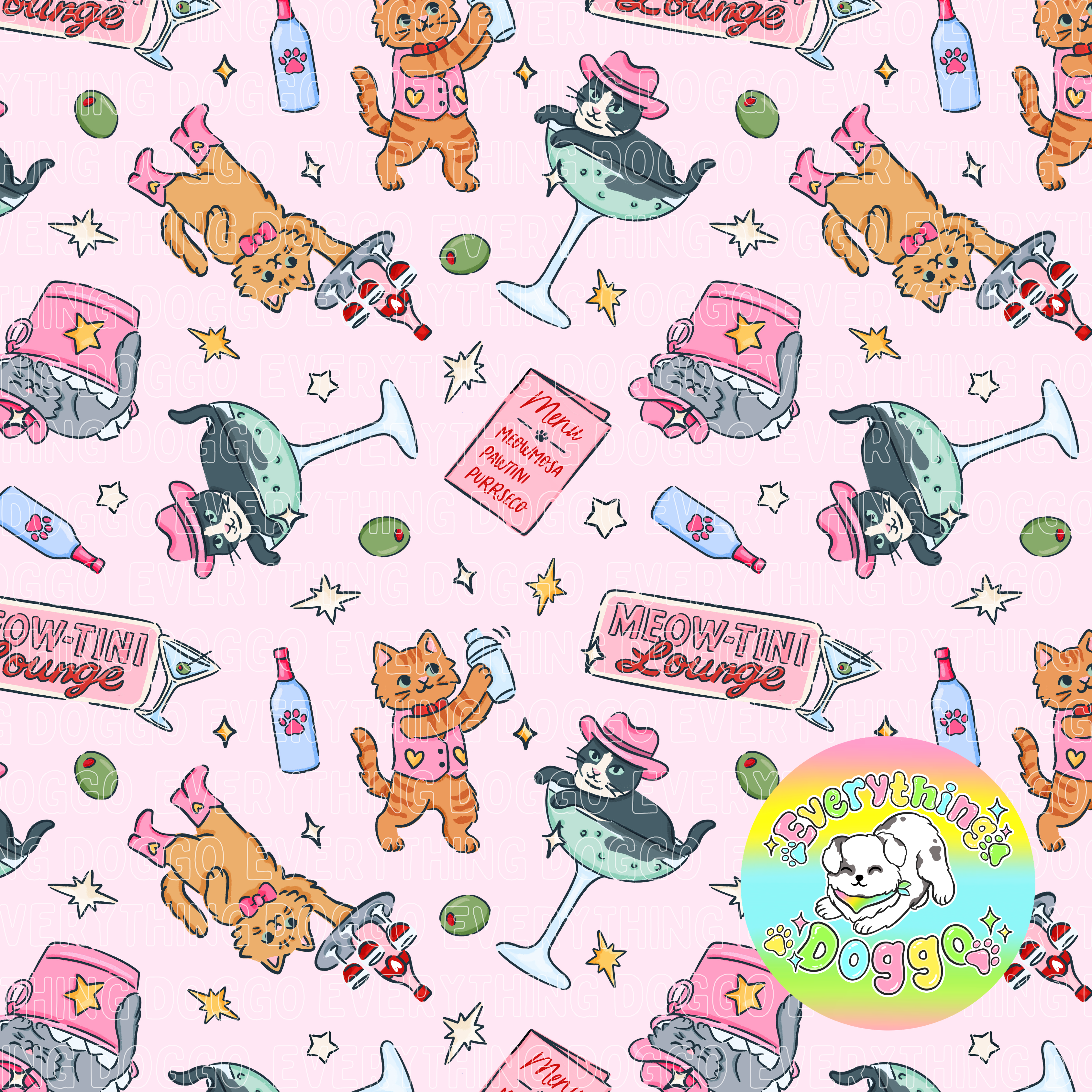 Meowtini Lounge - Bandana