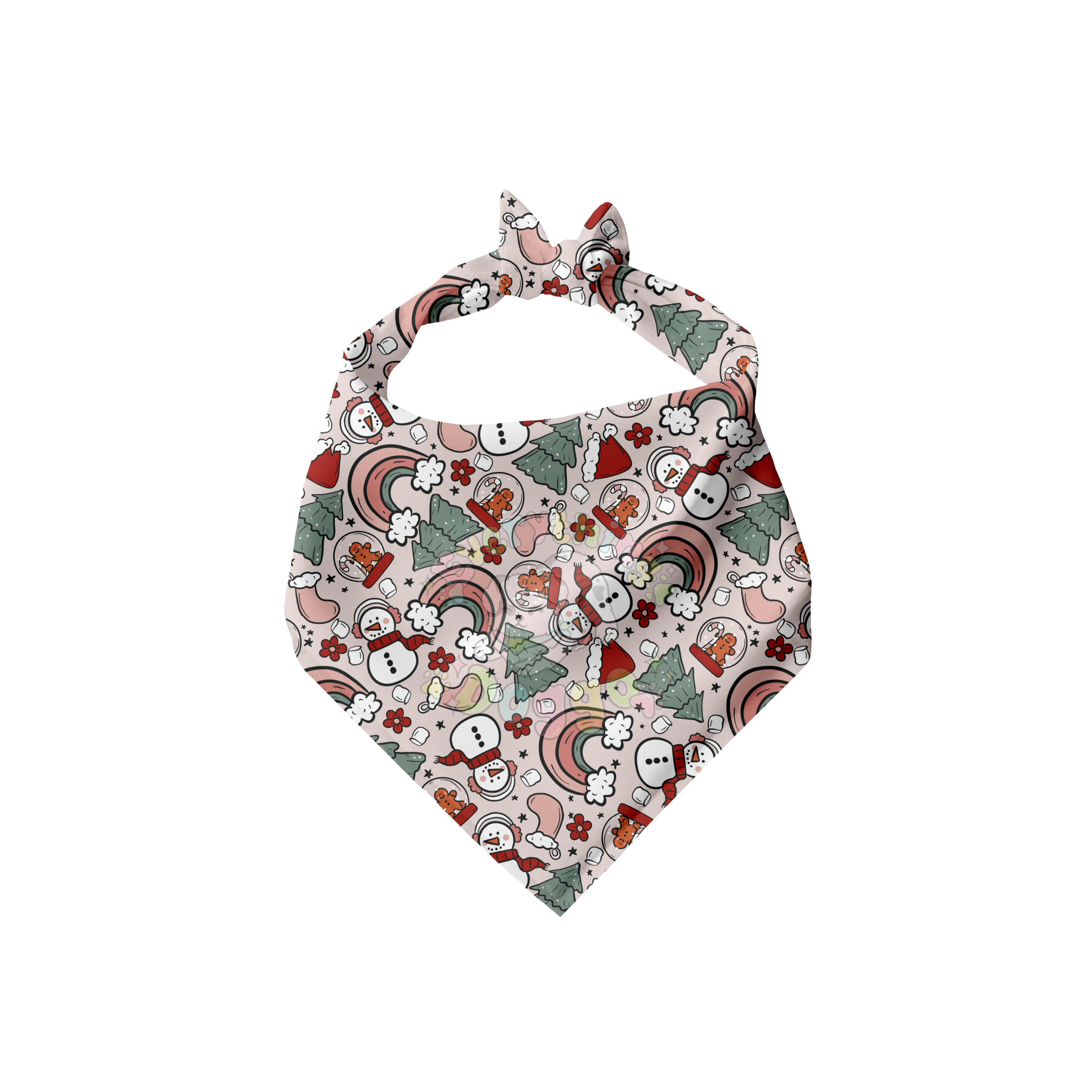 Pink Snowman - Bandana