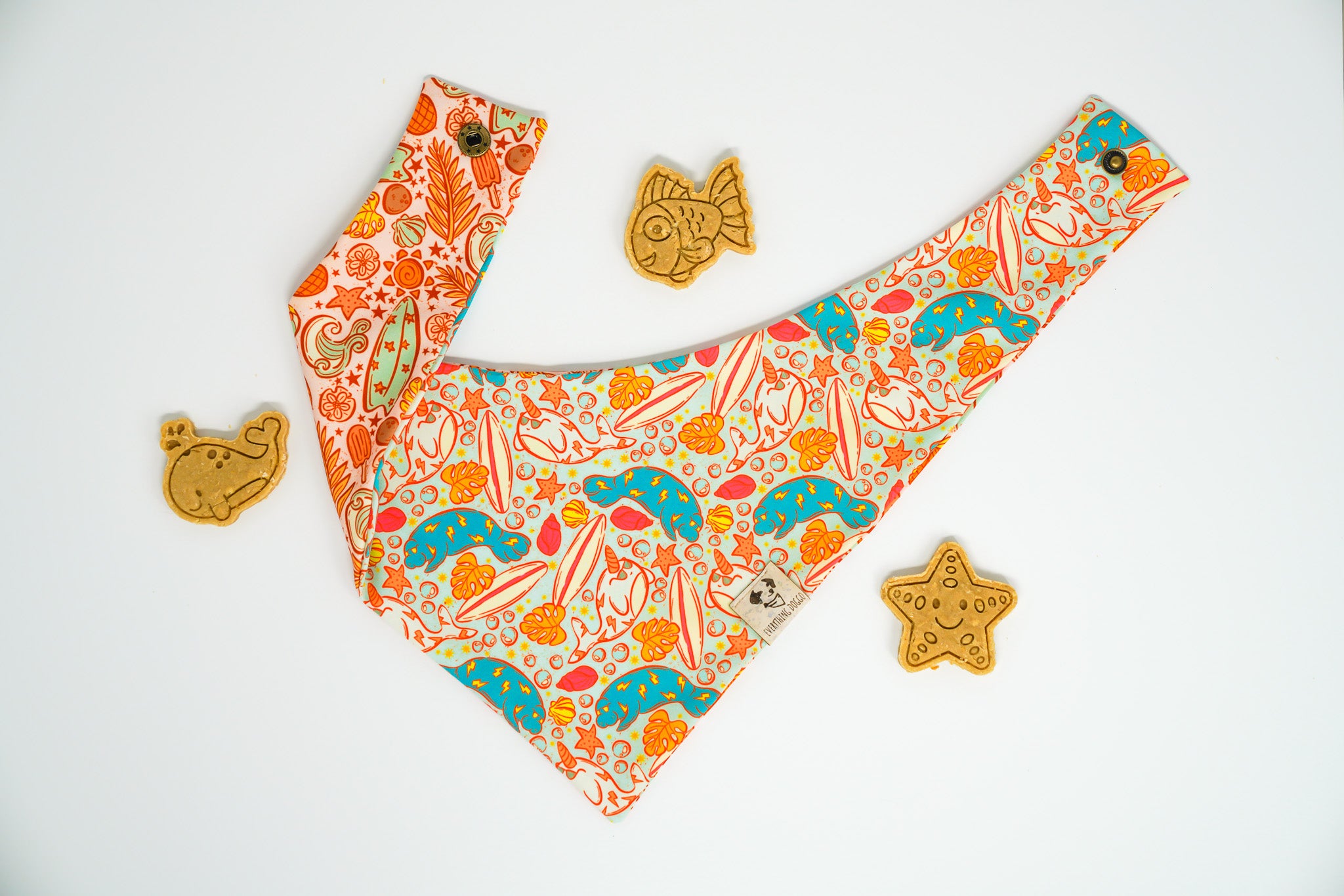 Rad Sea - Active Snap On Bandana (Reversible)