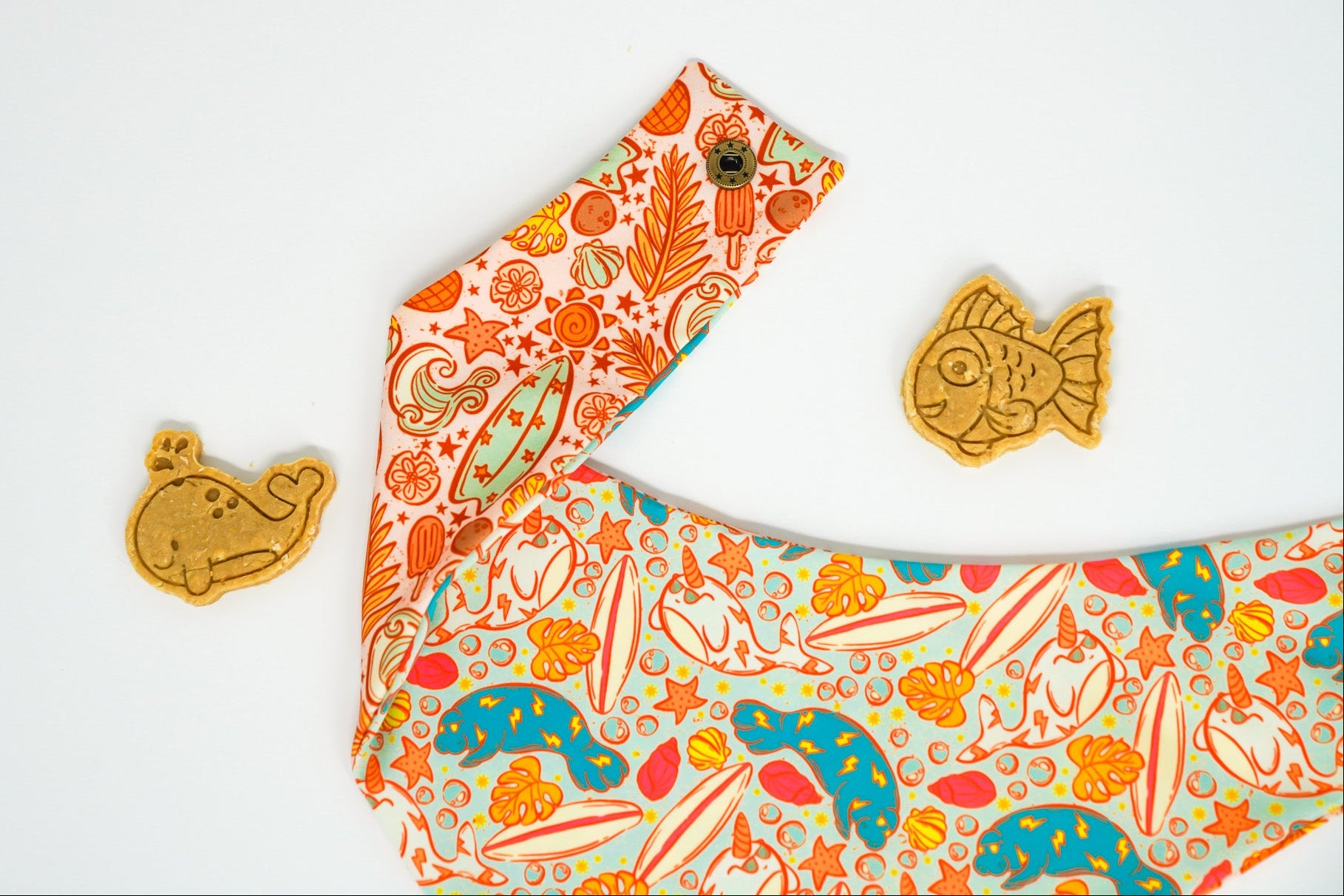 Rad Sea - Active Snap On Bandana (Reversible)