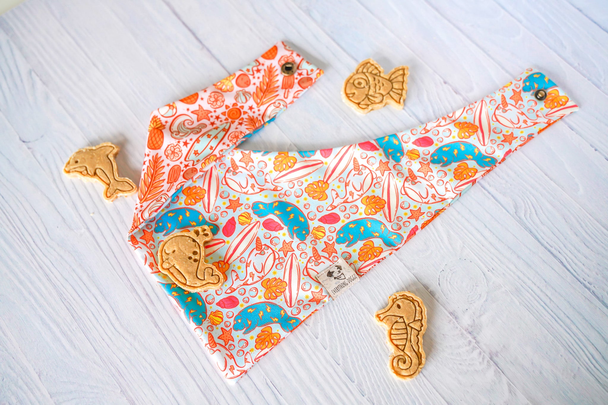 Rad Sea - Active Snap On Bandana (Reversible)