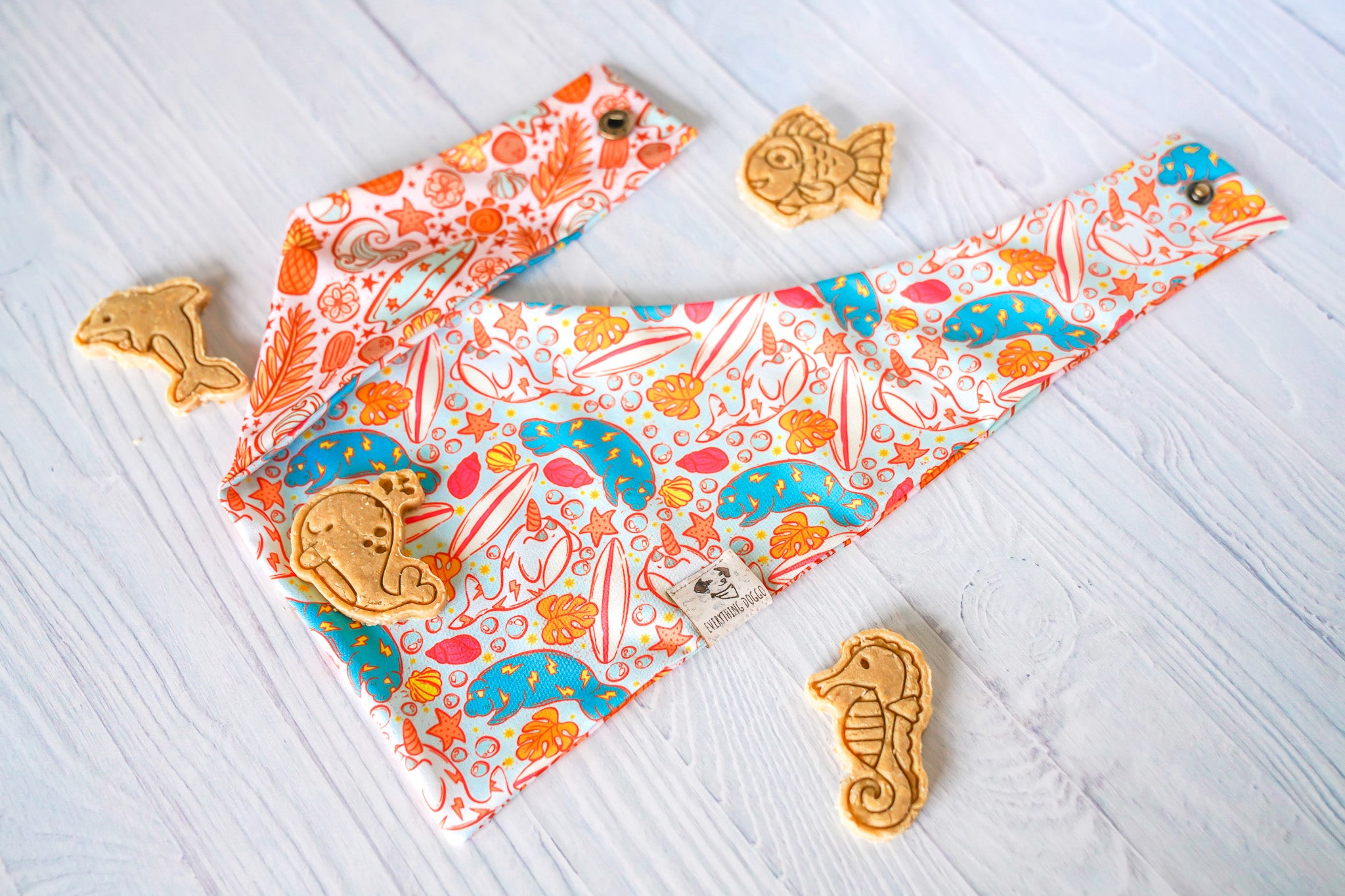 Rad Sea - Active Snap On Bandana (Reversible)