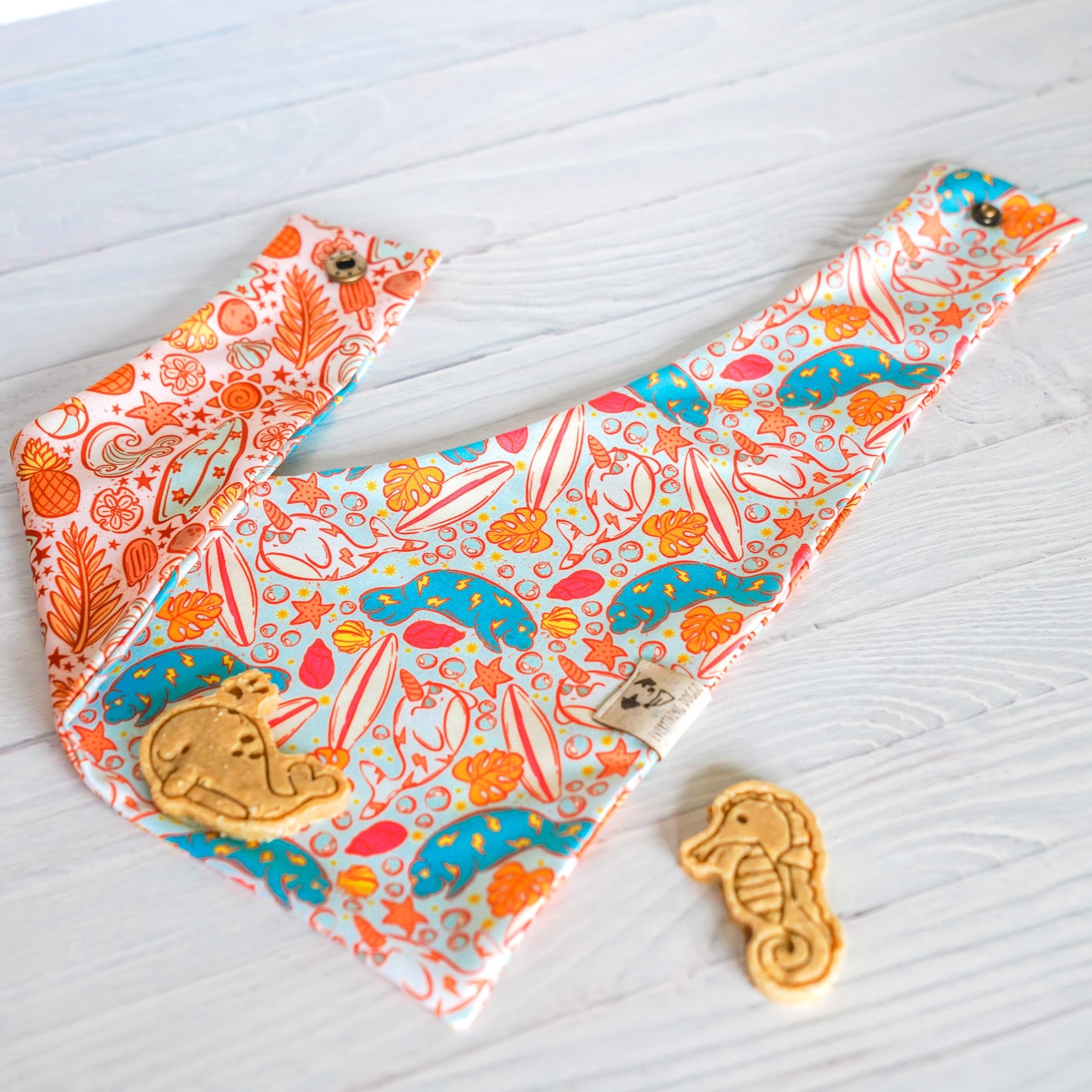 Rad Sea - Active Snap On Bandana (Reversible)