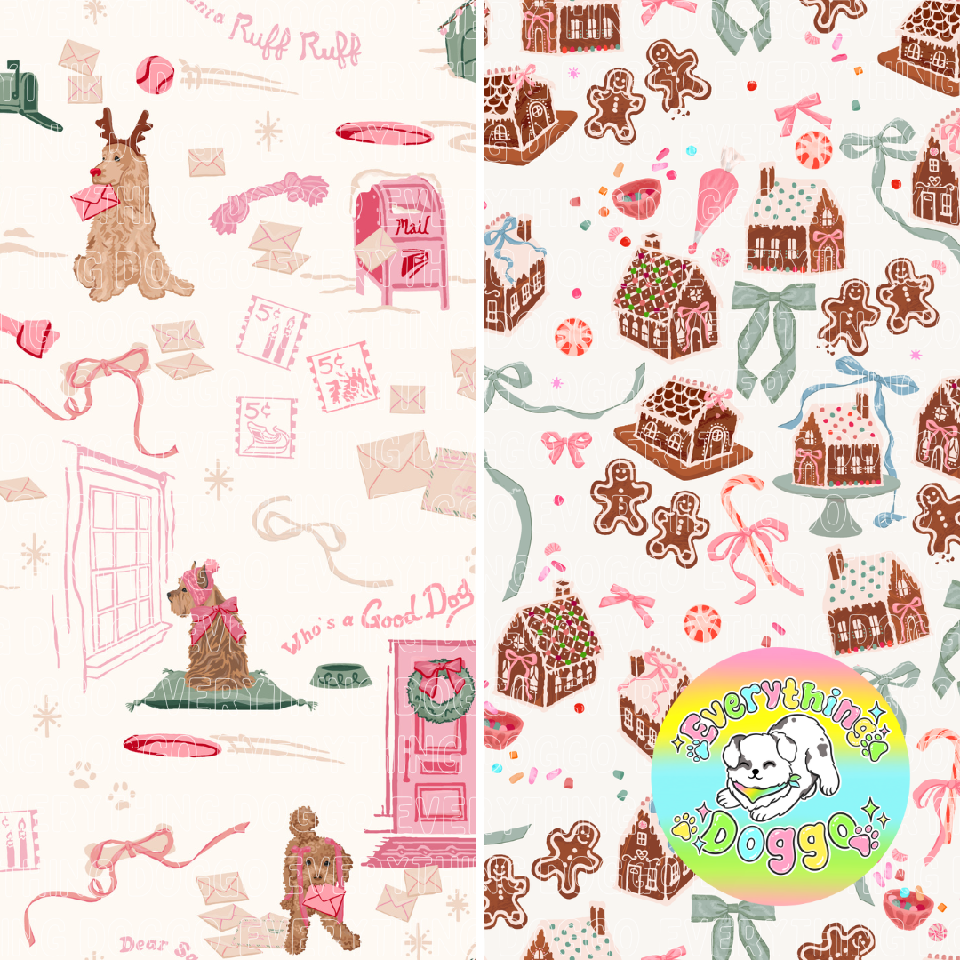 Dear Santa Ruff Ruff (October Monthly Mystery) - Bow