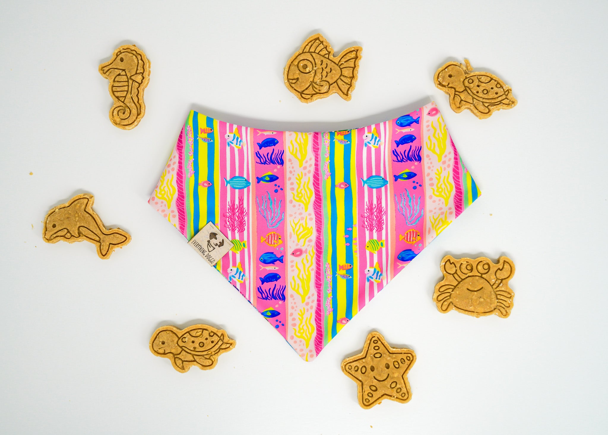 Seaside Island - Active Snap On Bandana (Reversible)