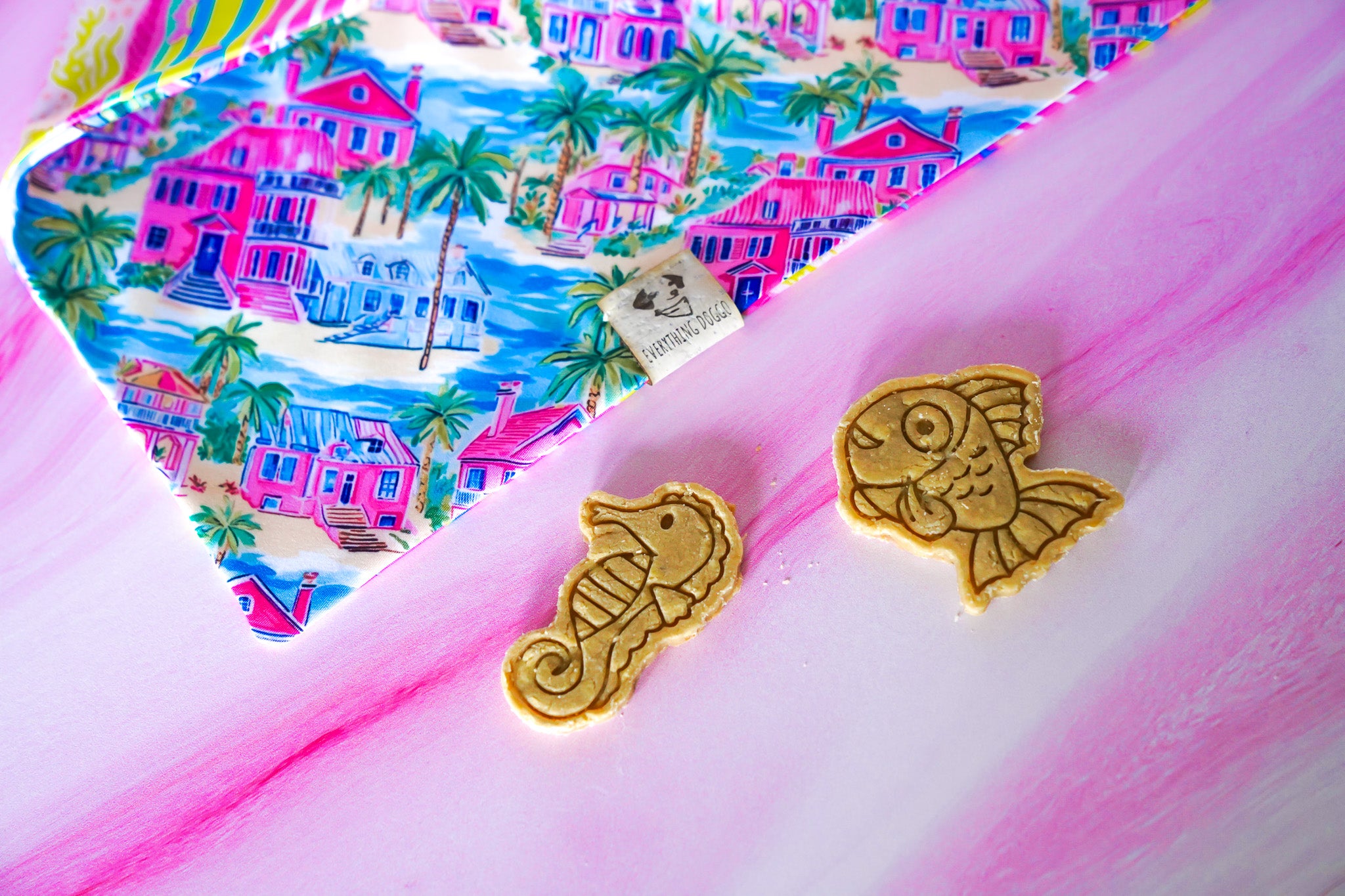 Seaside Island - Active Snap On Bandana (Reversible)