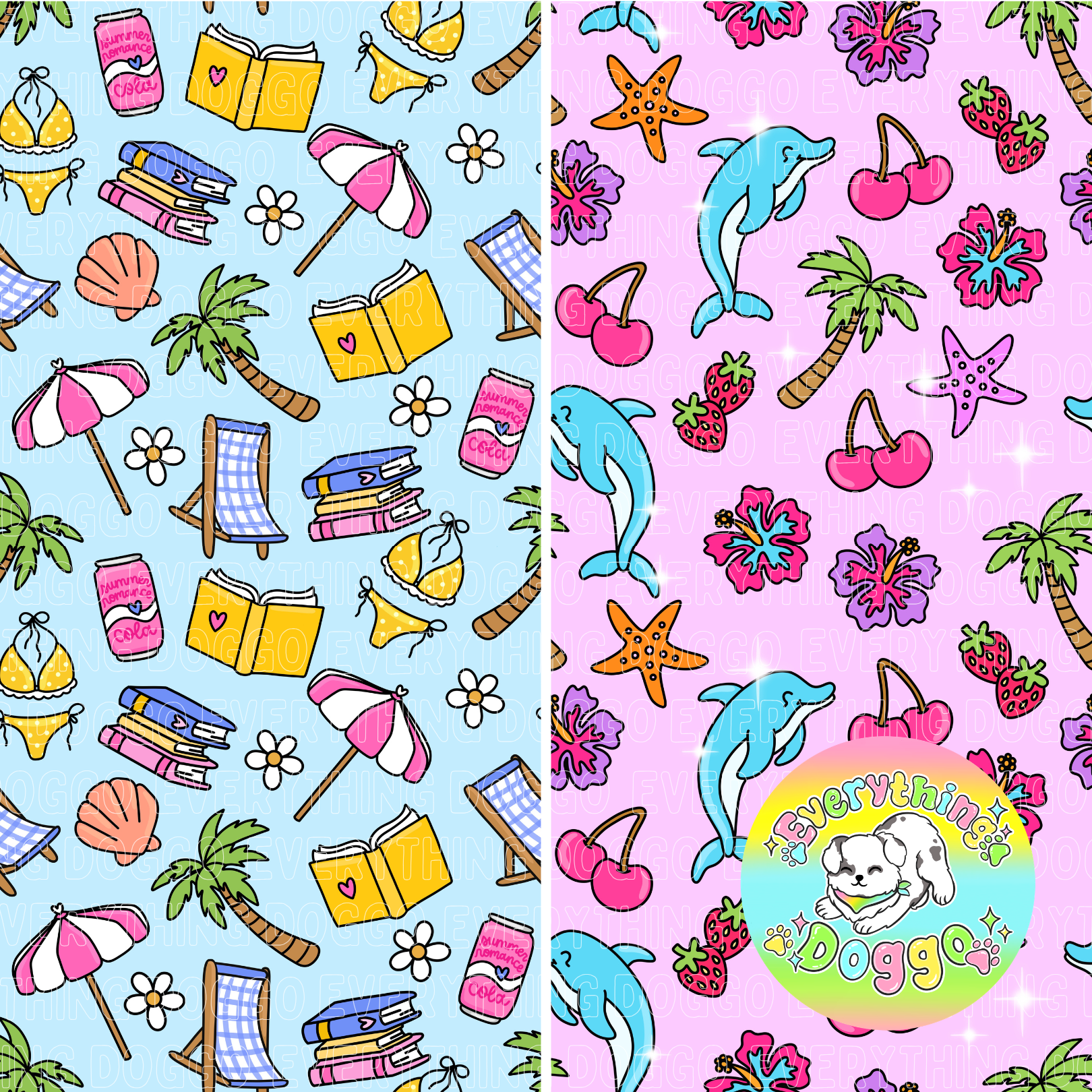 Summer Romance - Bandana (Reversible)