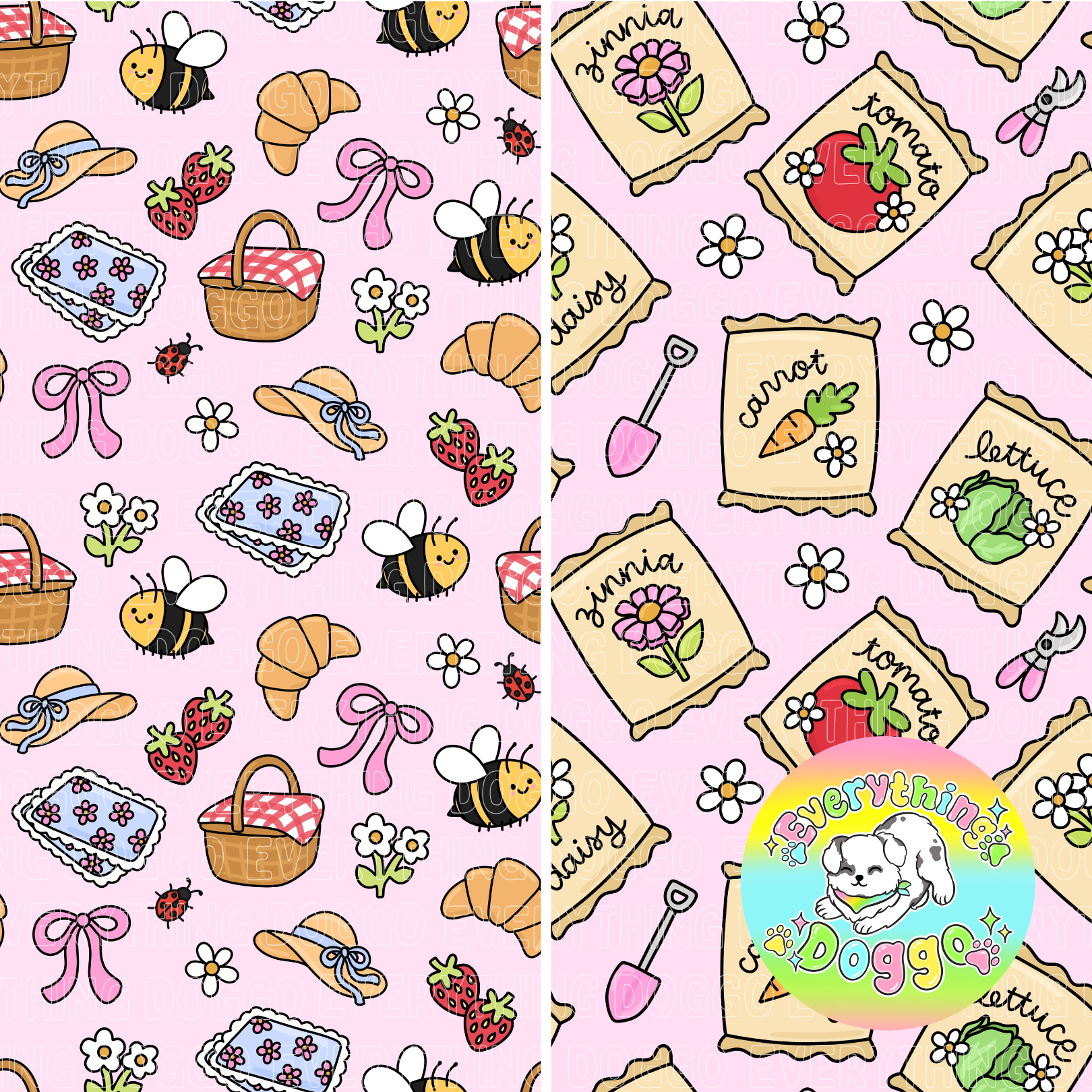 Garden Picnic - Bandana (Reversible)