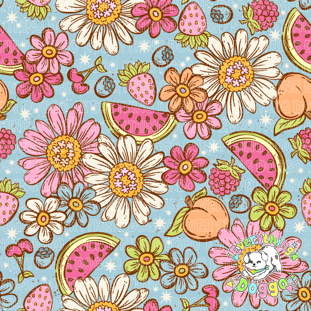 Fruity Summer Floral - Bandana
