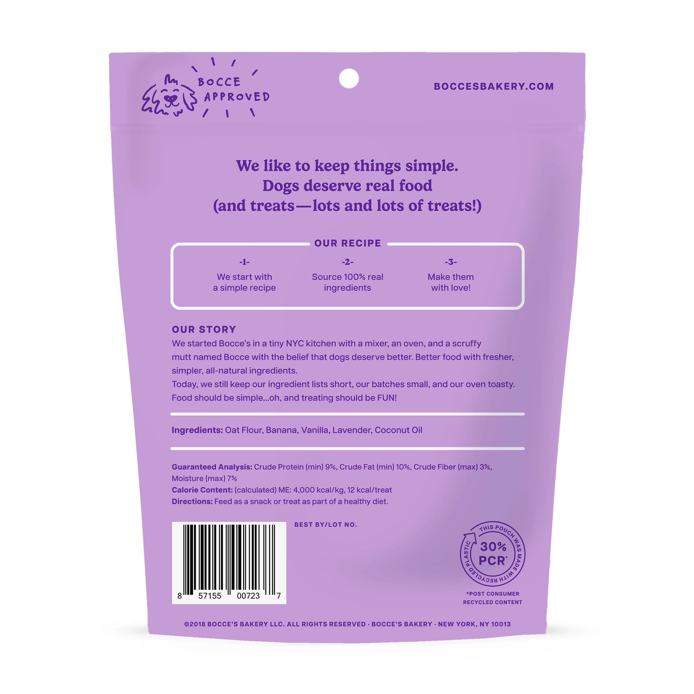 Bocce's Bakery Bedtime Tea - Crunchy Biscuits