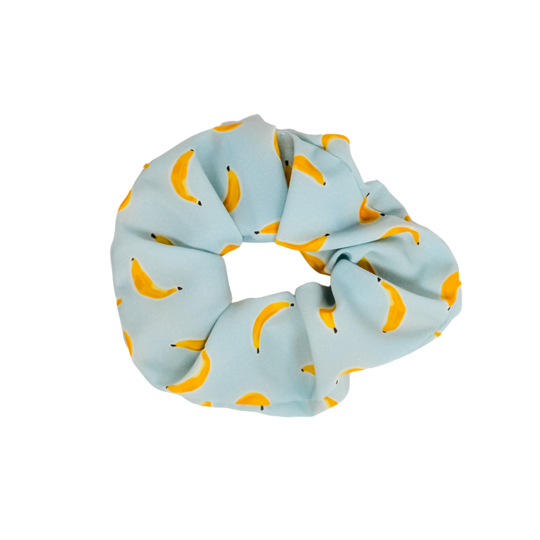 Bananas - Crepe De Chine Scrunchie