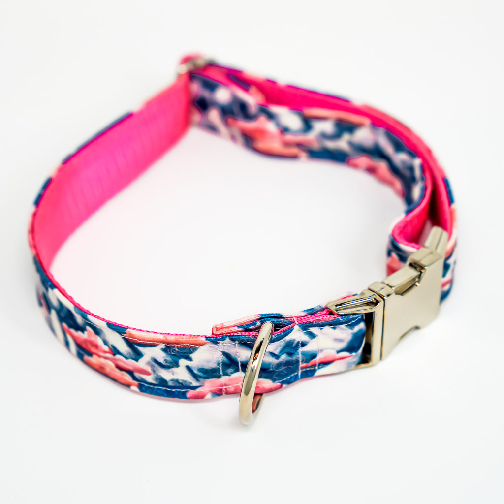 Dreamy Night Eco Canvas Dog Collar