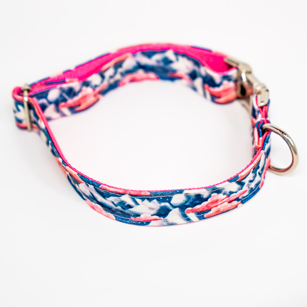 Dreamy Night Eco Canvas Dog Collar