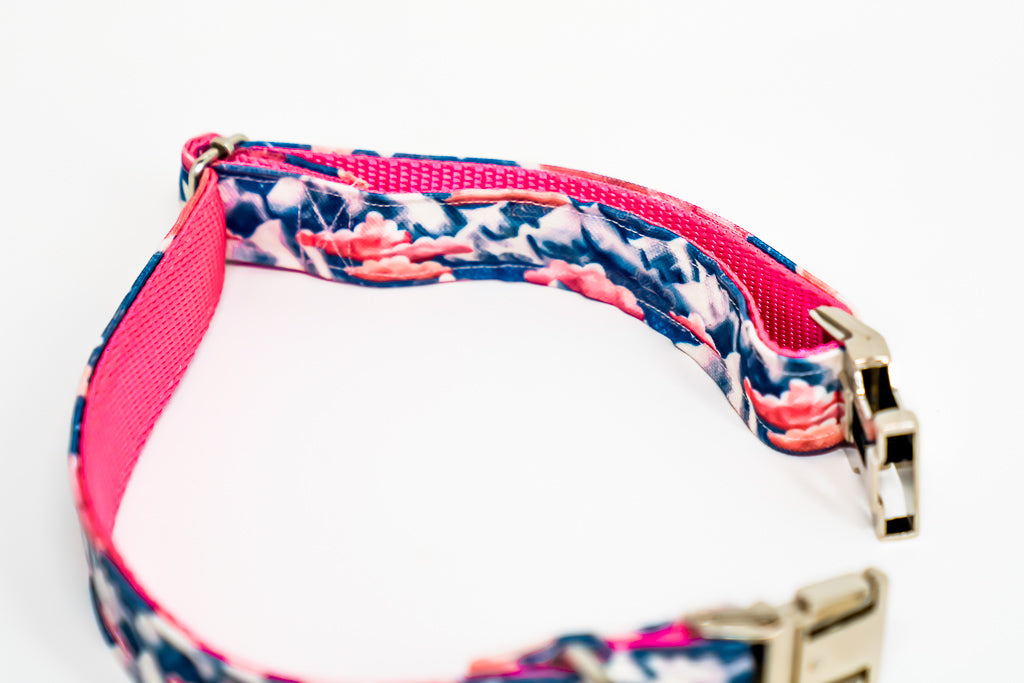 Dreamy Night Eco Canvas Dog Collar