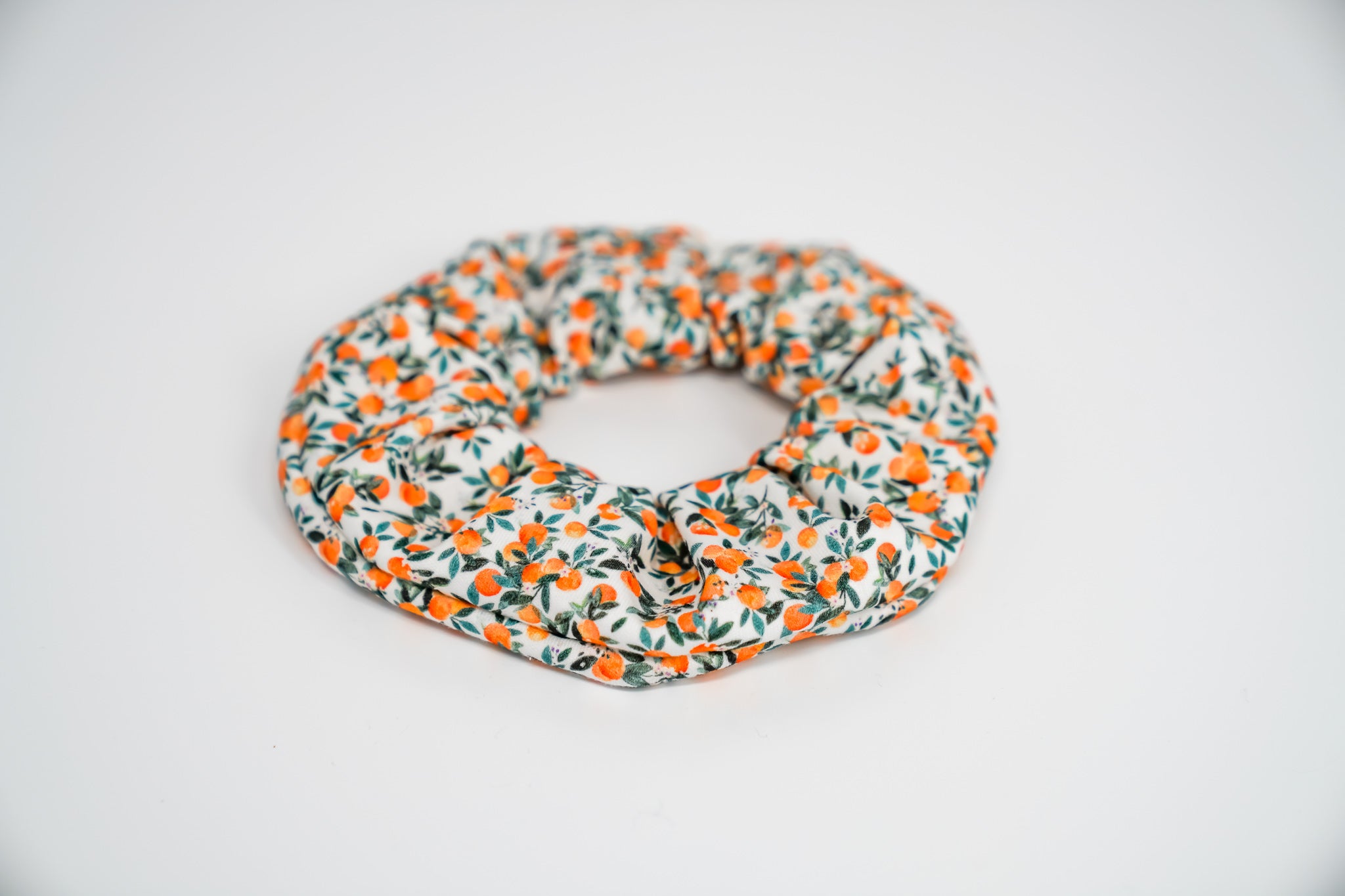 Clementine - Organic Cotton Knit Scrunchie