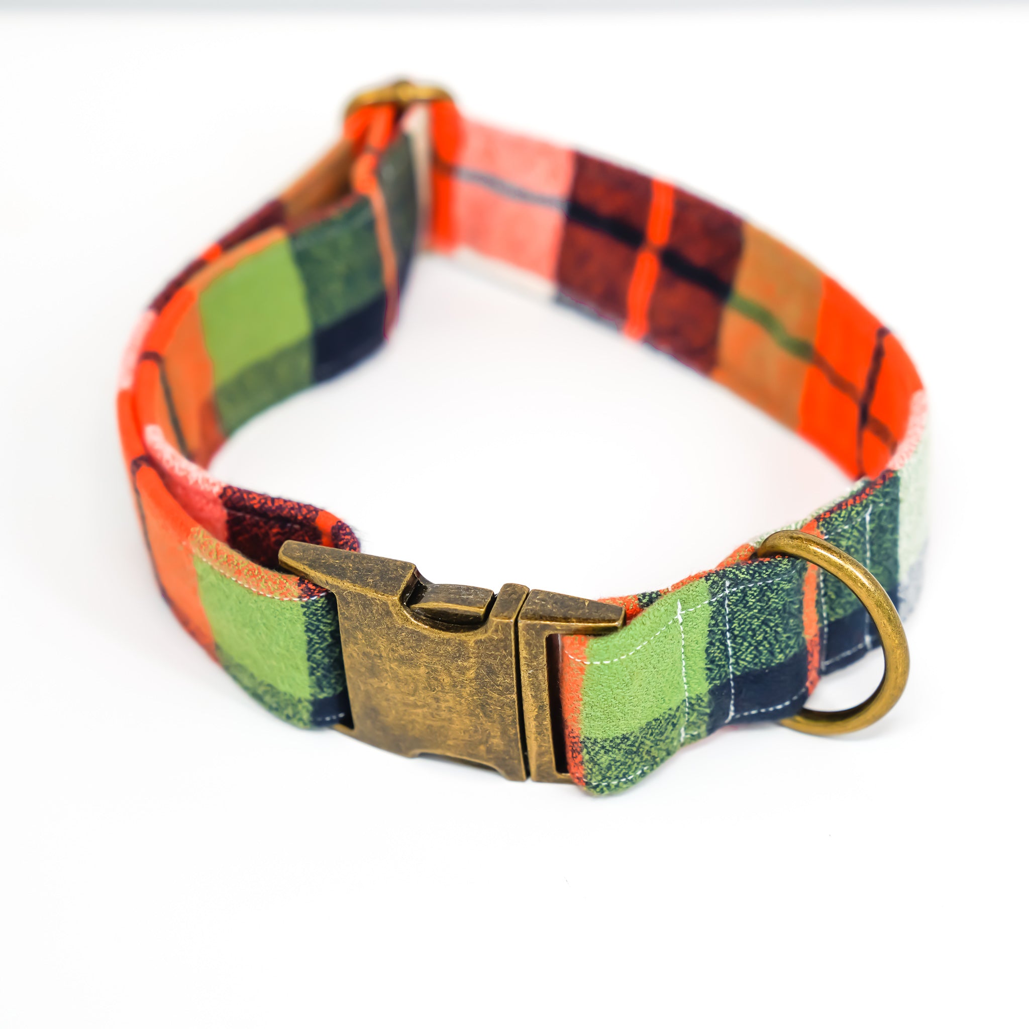 Milo Flannel Dog Collar