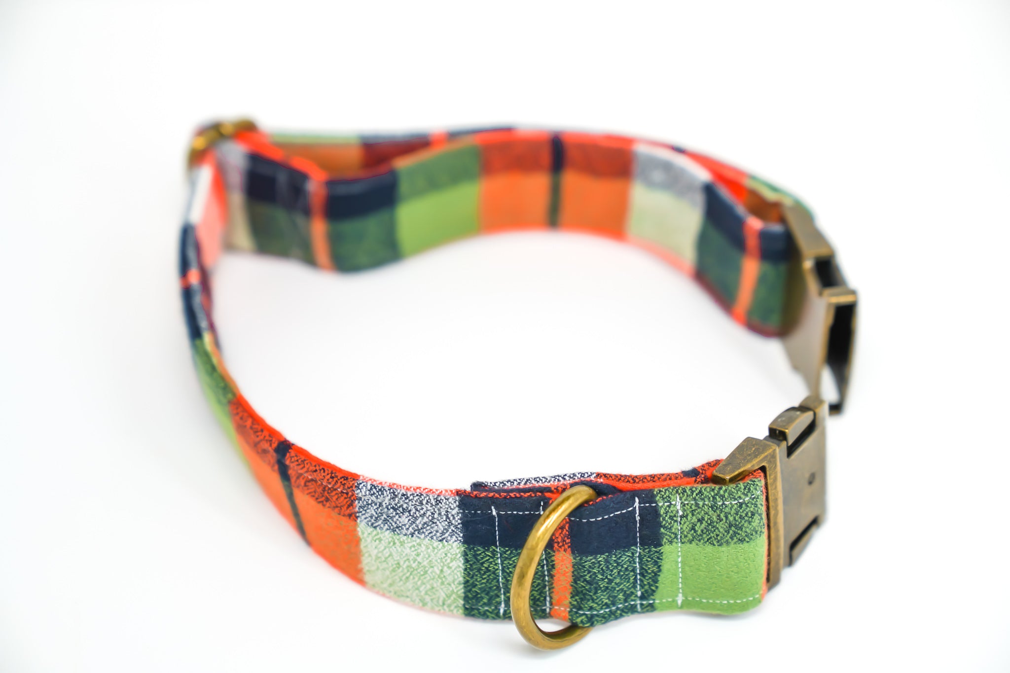 Milo Flannel Dog Collar