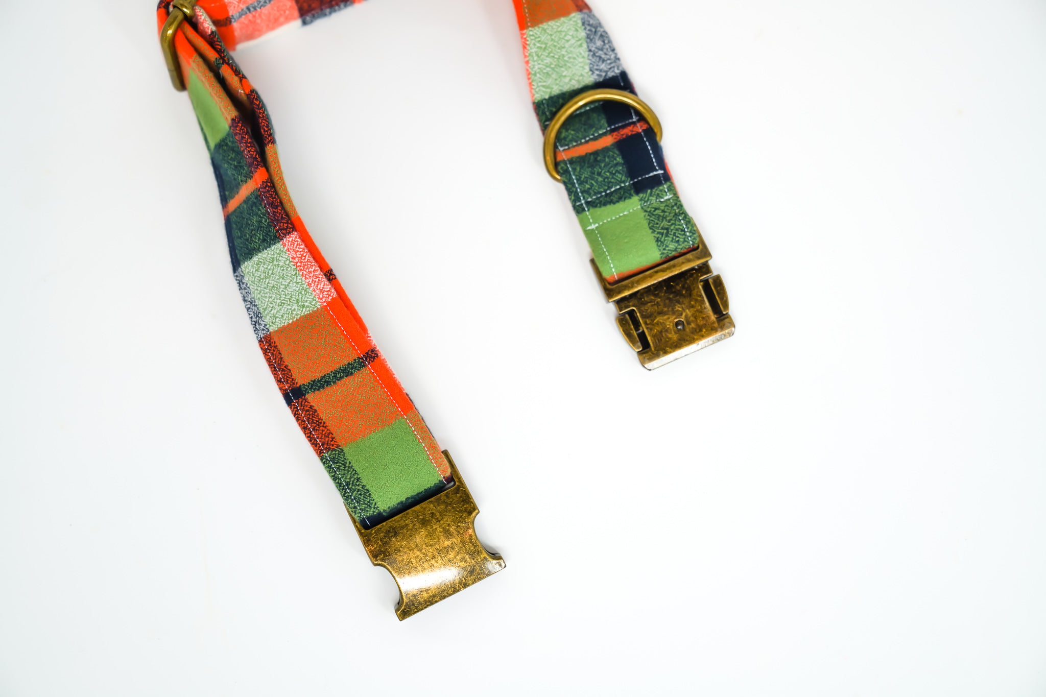 Milo Flannel Dog Collar