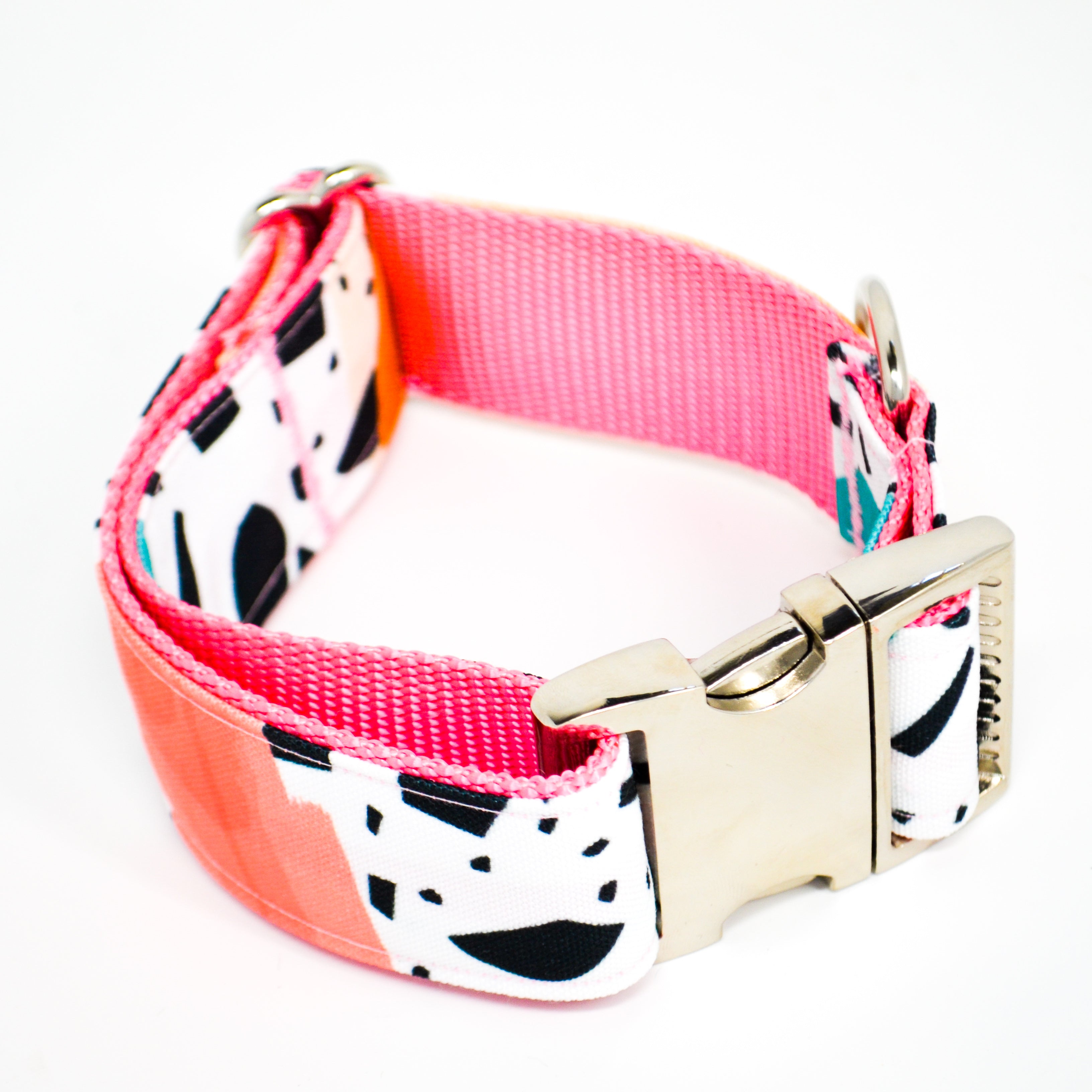 Confetti Eco Canvas Dog Collar