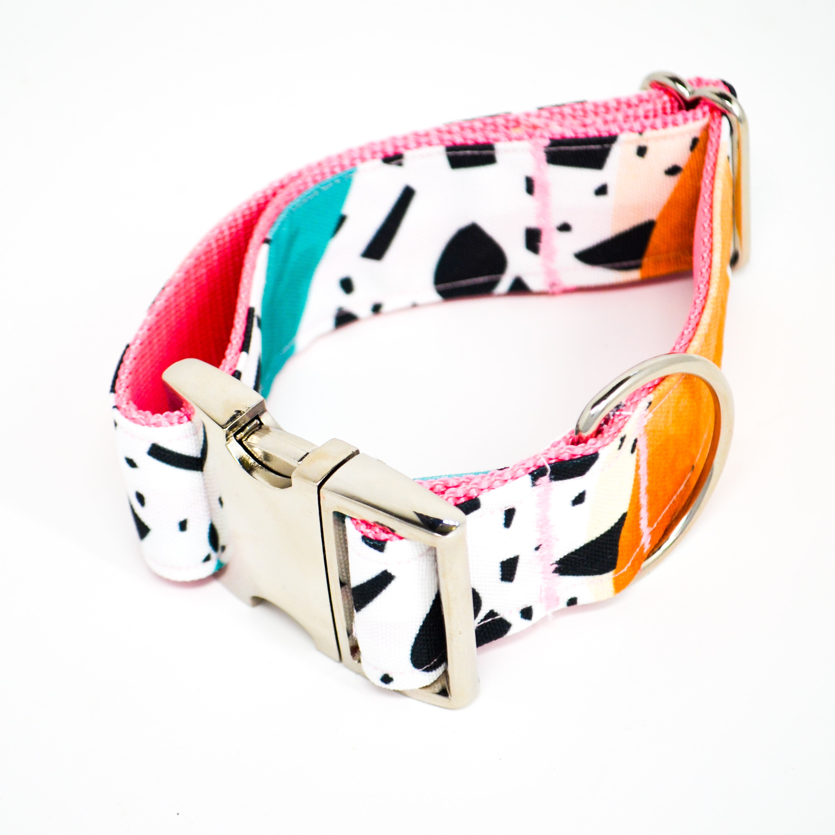 Confetti Eco Canvas Dog Collar