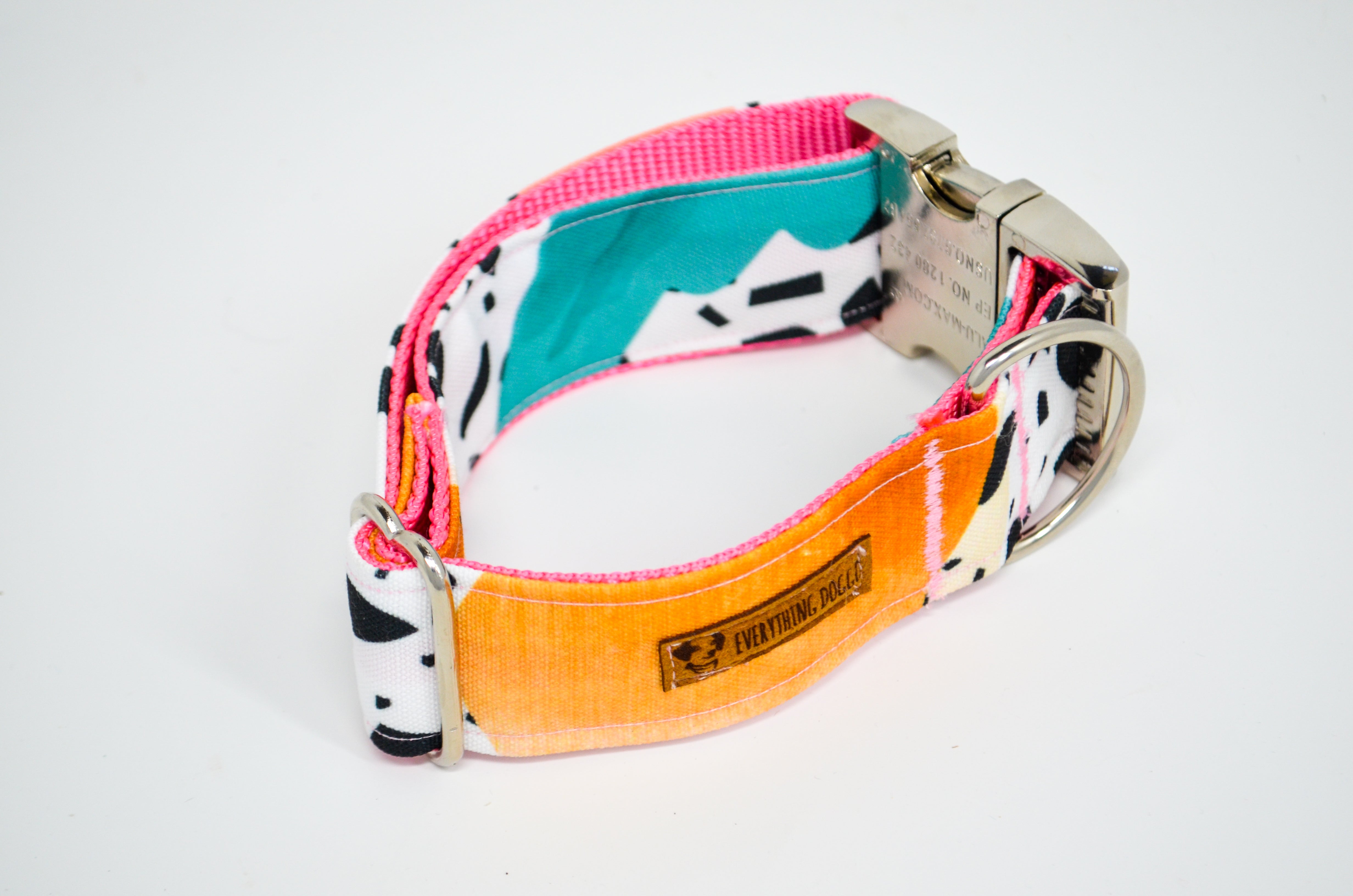 Confetti Eco Canvas Dog Collar
