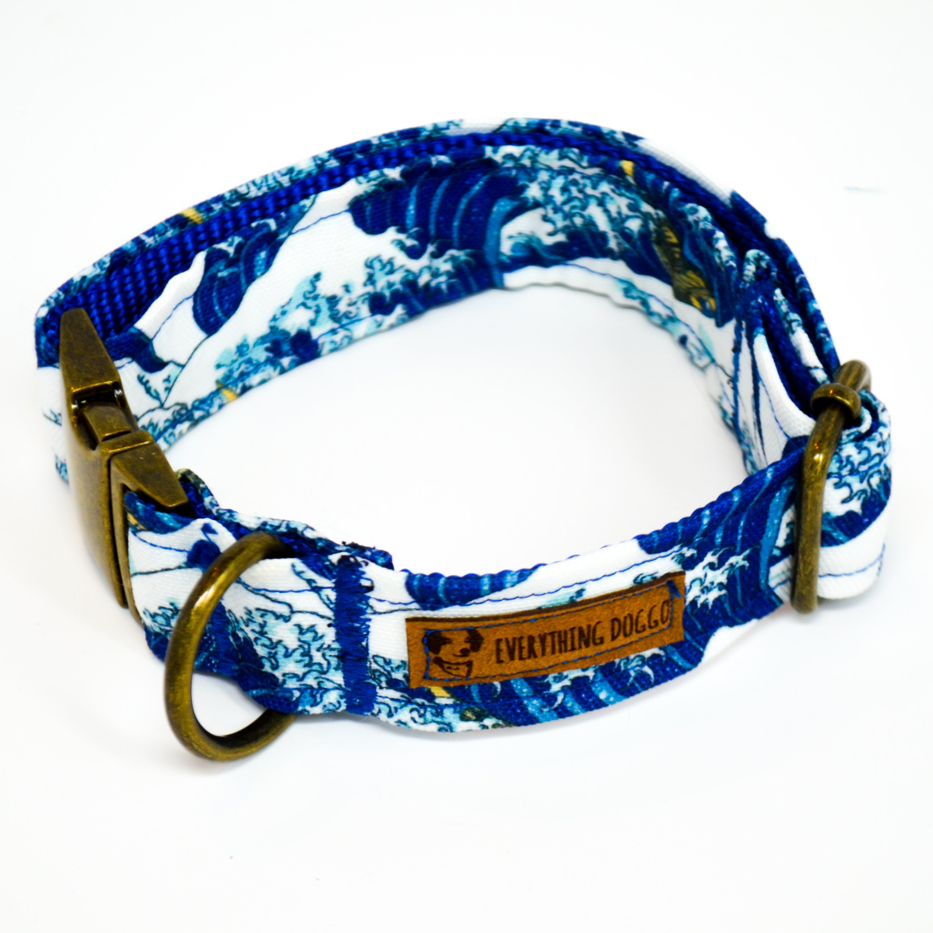 Hokusai Eco Canvas Dog Collar