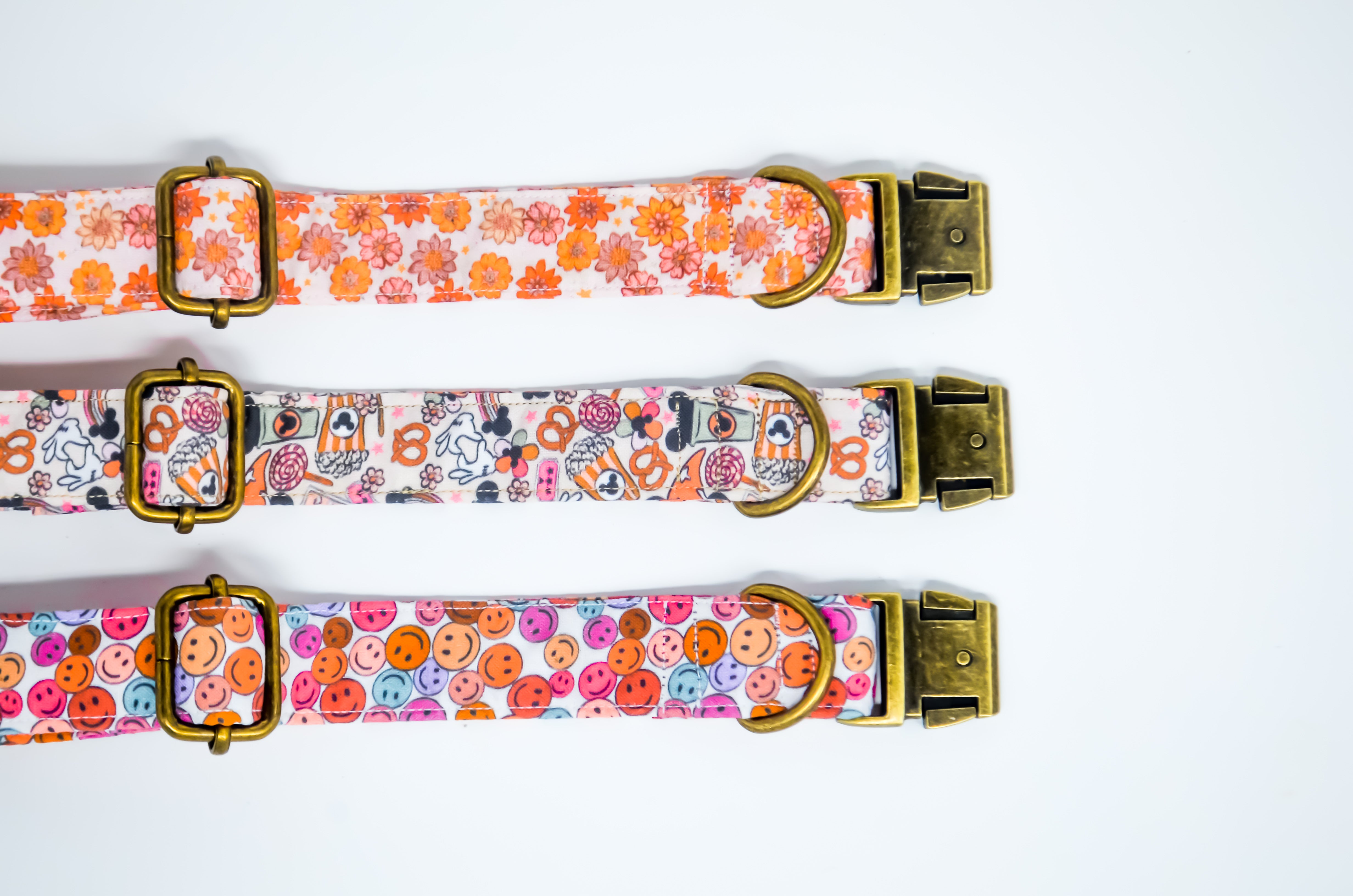 Harvest Bloom Cotton Dog Collar