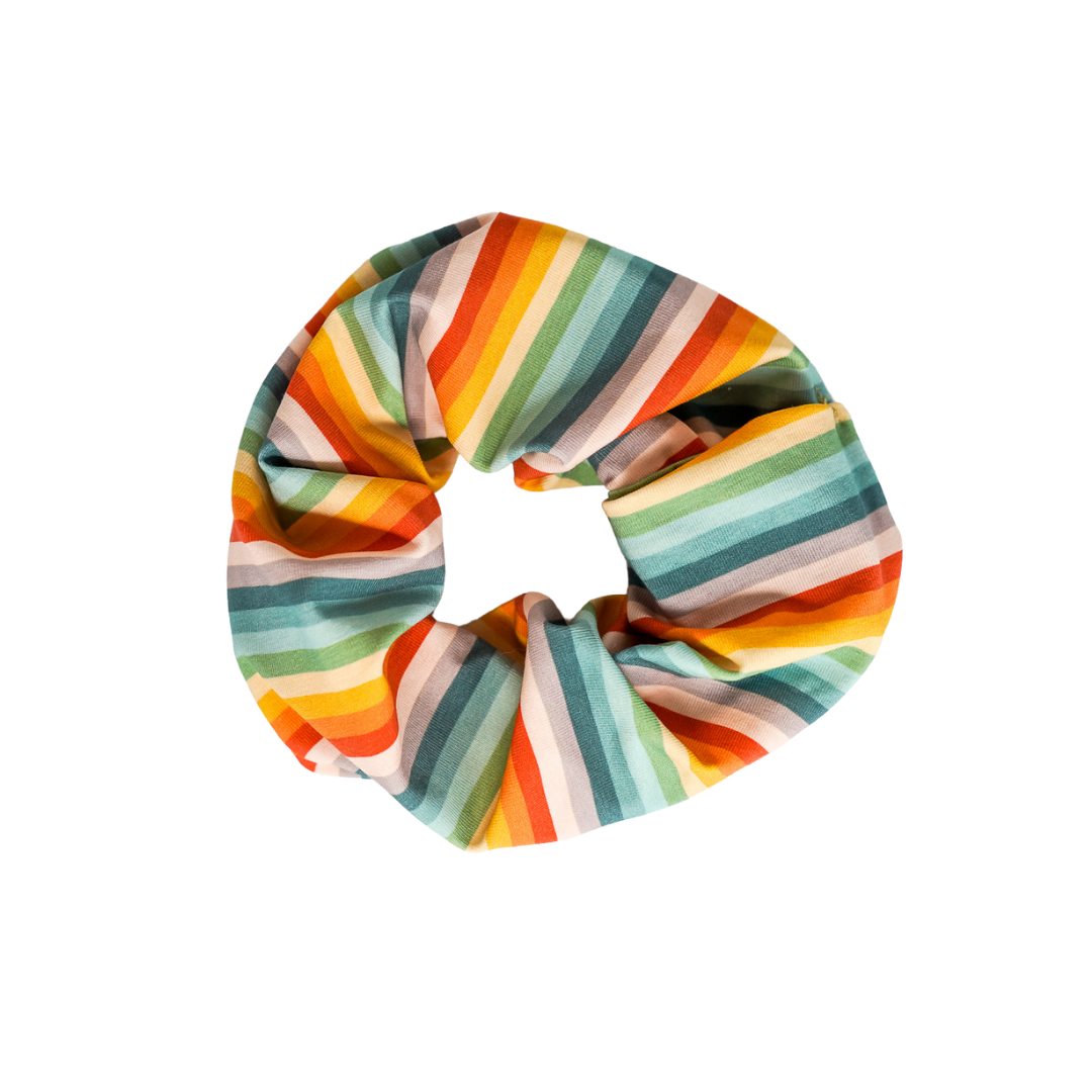 Rainbow - Jersey Knit Scrunchie