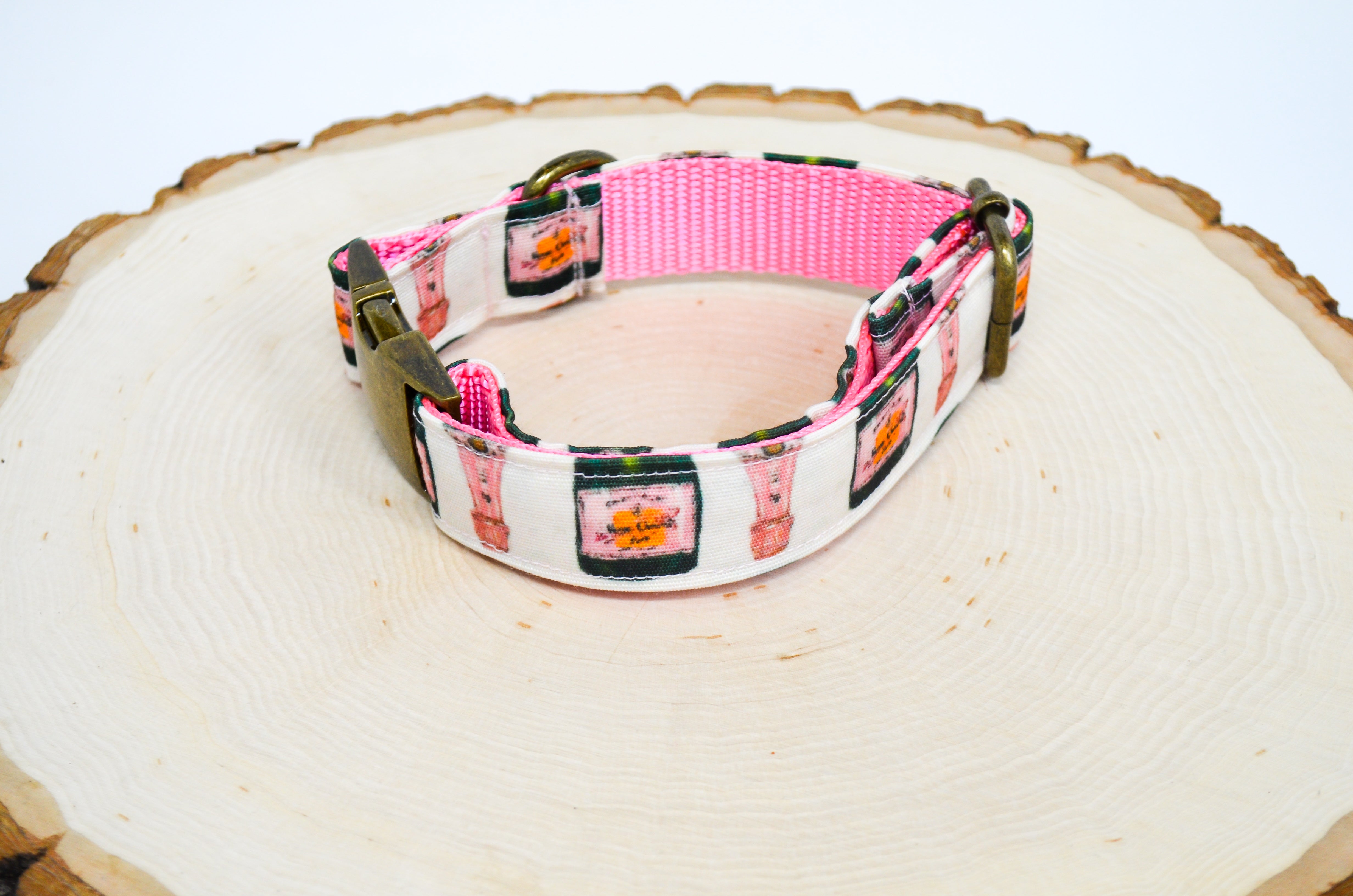Champagne - Eco Canvas Dog Collar
