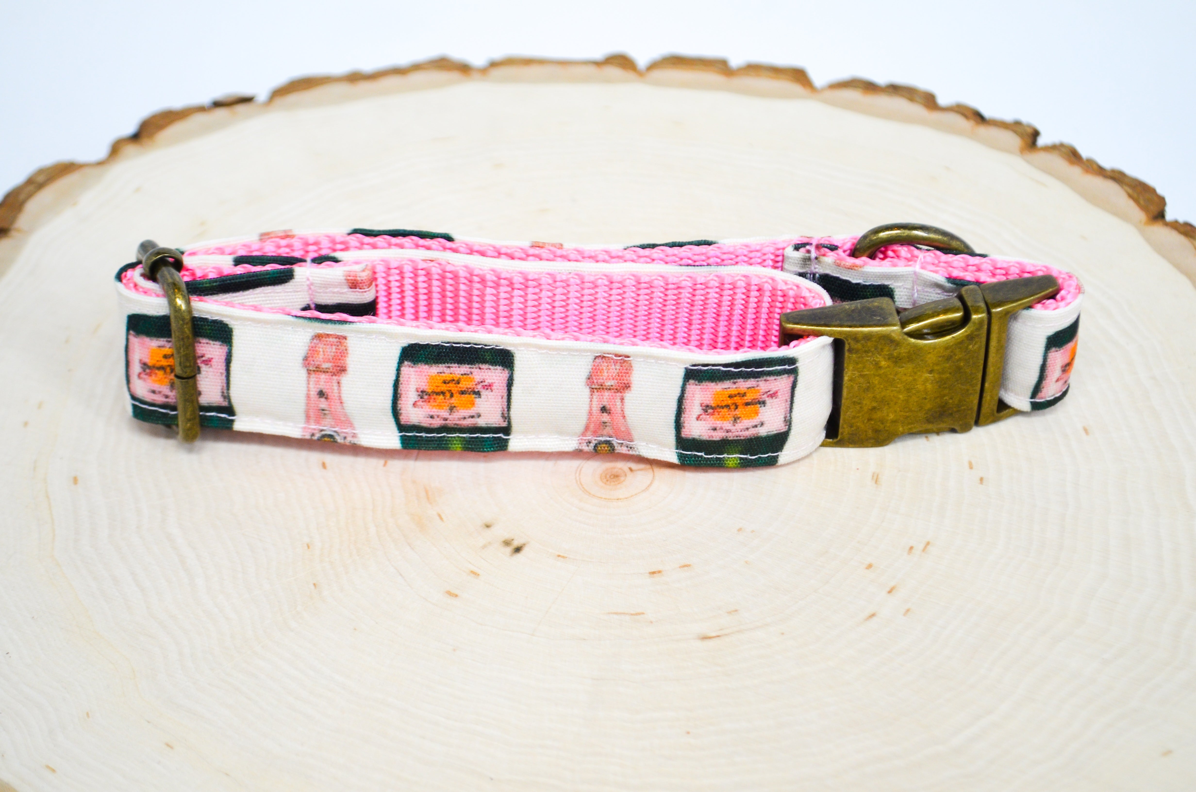 Champagne - Eco Canvas Dog Collar