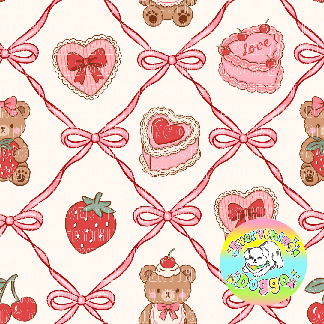 Coquette Valentine - Bandana (Reversible)