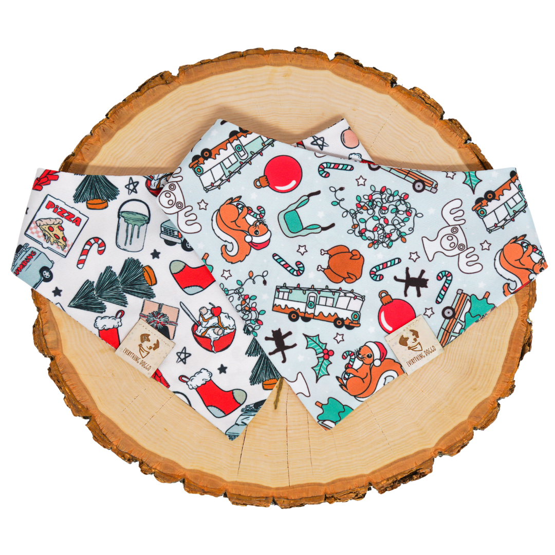 Christmas Movies - Single Snap Bandana (Reversible)