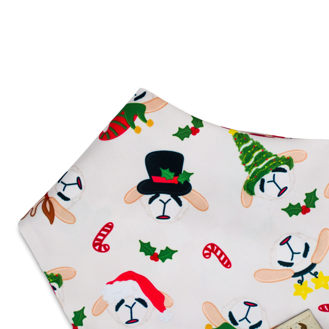 Christmas Lamby - Bandana (Reversible)