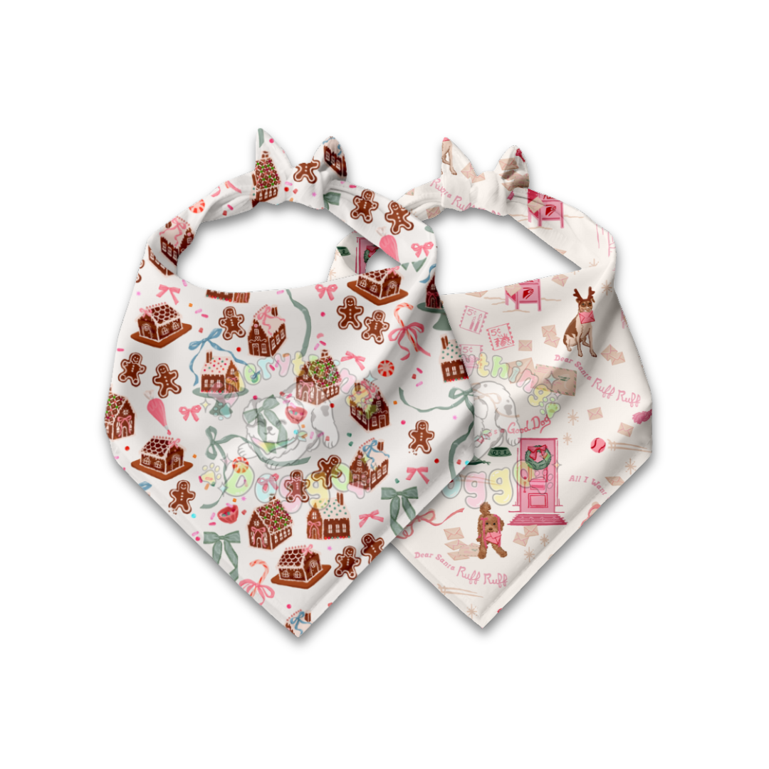 Dear Santa Ruff Ruff (October Monthly Mystery) - Bandana