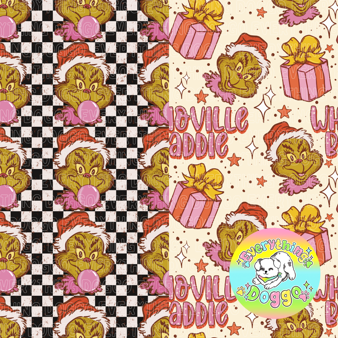 Whoville Baddie - Bandana (Reversible)