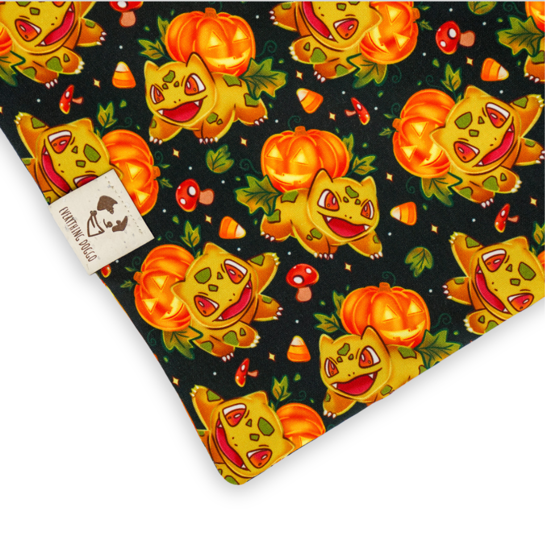 Pumpkin Bulb (Black) - Bandana