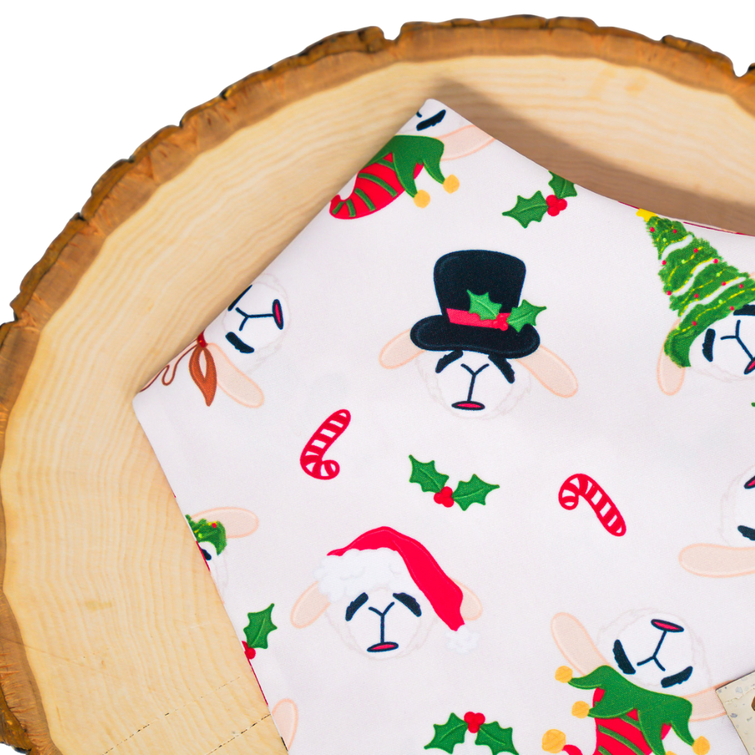 Christmas Lamby - Bandana (Reversible)