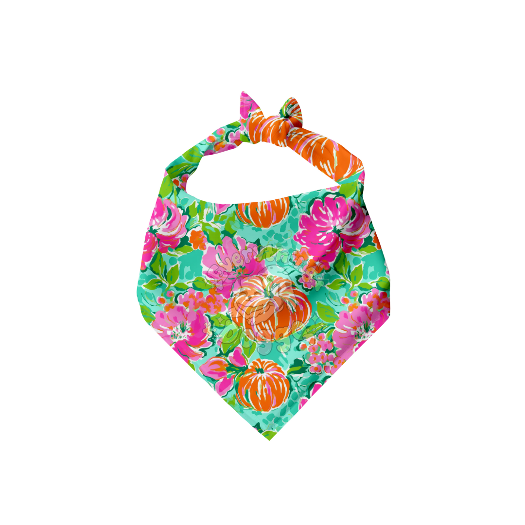 Preppy Pumpkins -  Bandana (Reversible)