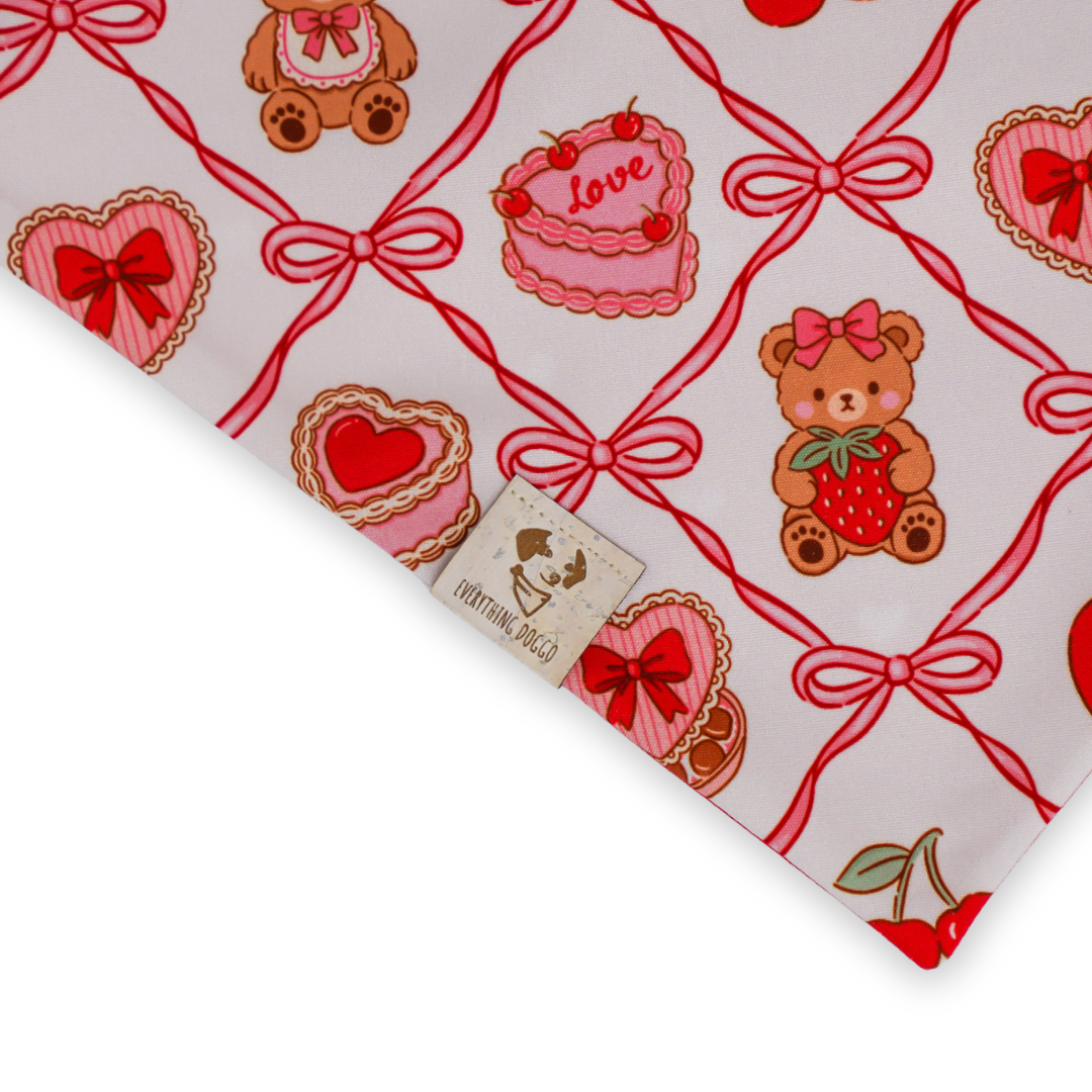 Coquette Valentine - Bandana (Reversible)
