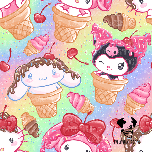 Ice Cream HK Friends - Bandana