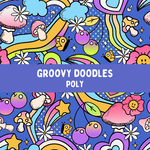 Groovy Doodles - Classic Tie On Bandana