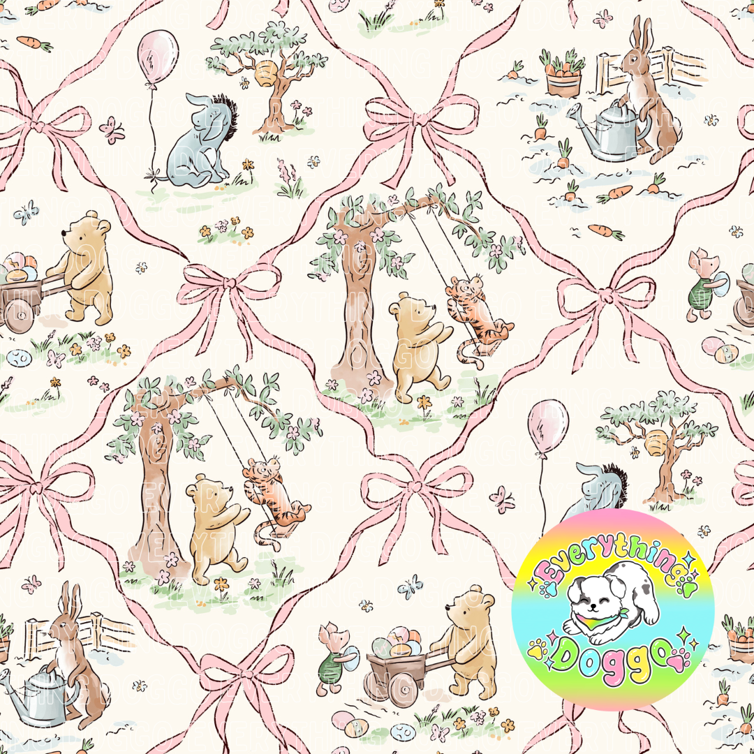 Storybook Bear Coquette  - Bandana (Reversible)