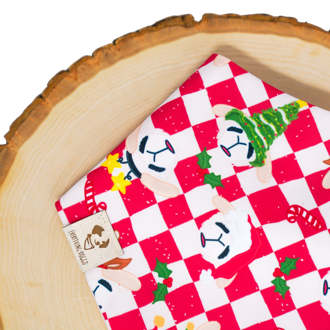 Christmas Lamby - Bandana (Reversible)