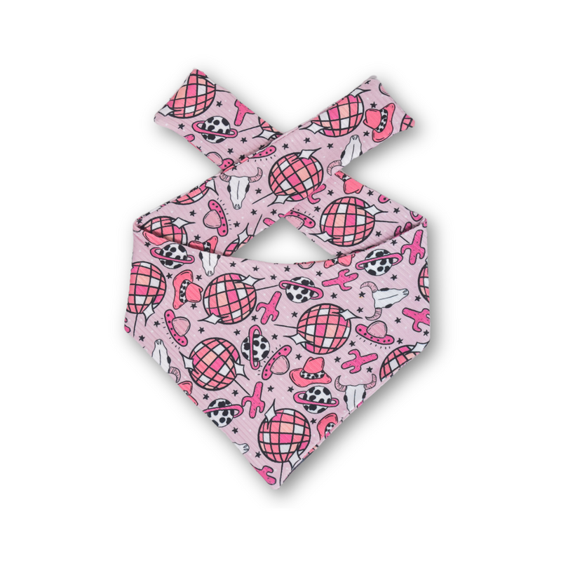 Space Cowgirl - Curved Tie On Bandana