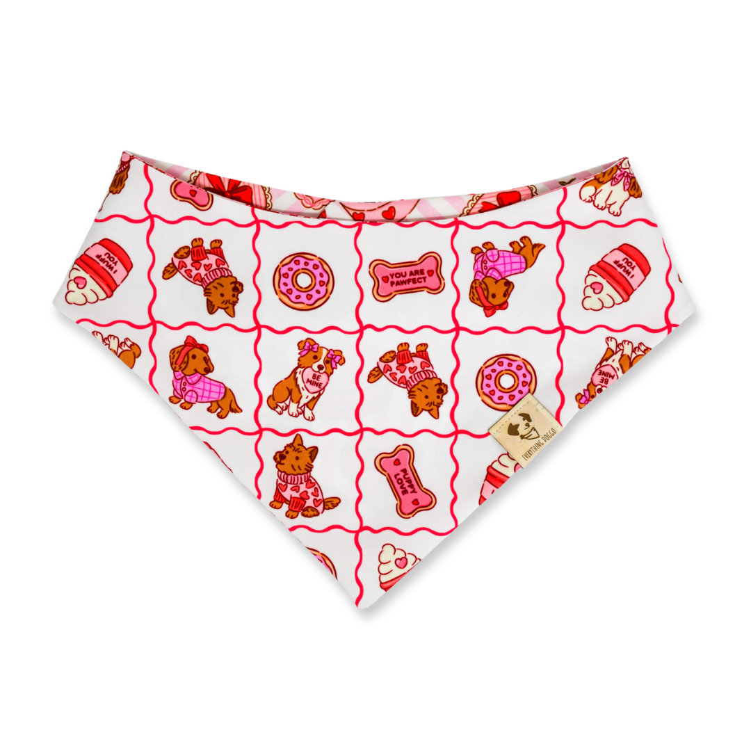 Pupcakes and Kisses (November Monthly Mystery) - Bandana