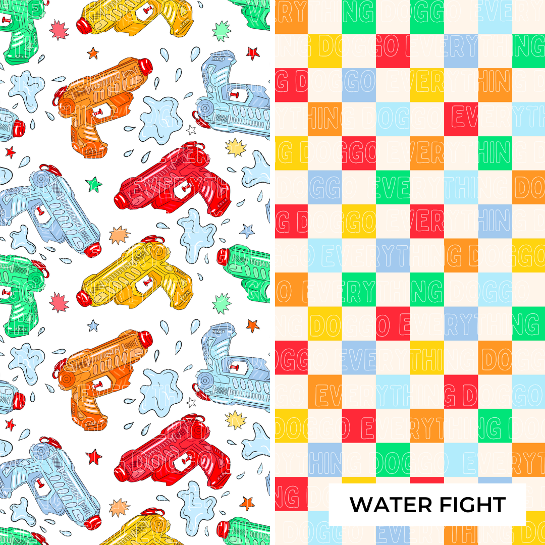 Water Fight - Active Snap On Bandana (Reversible)