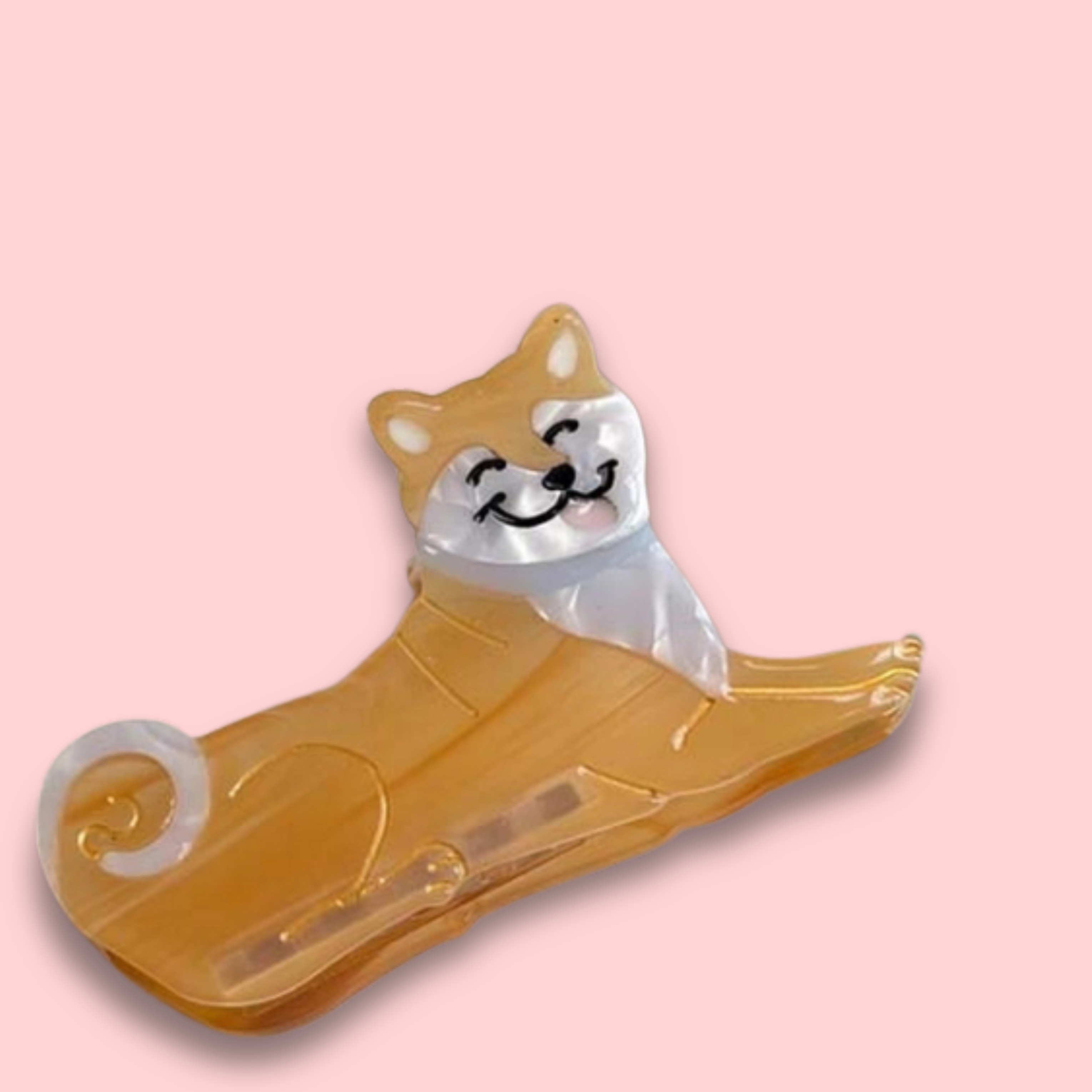 Shiba Inu Hair Claw Clip