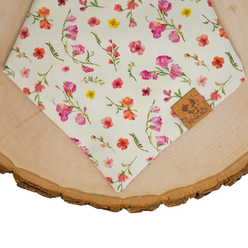 Regency Era Watercolor Florals - Bandana (Reversible)