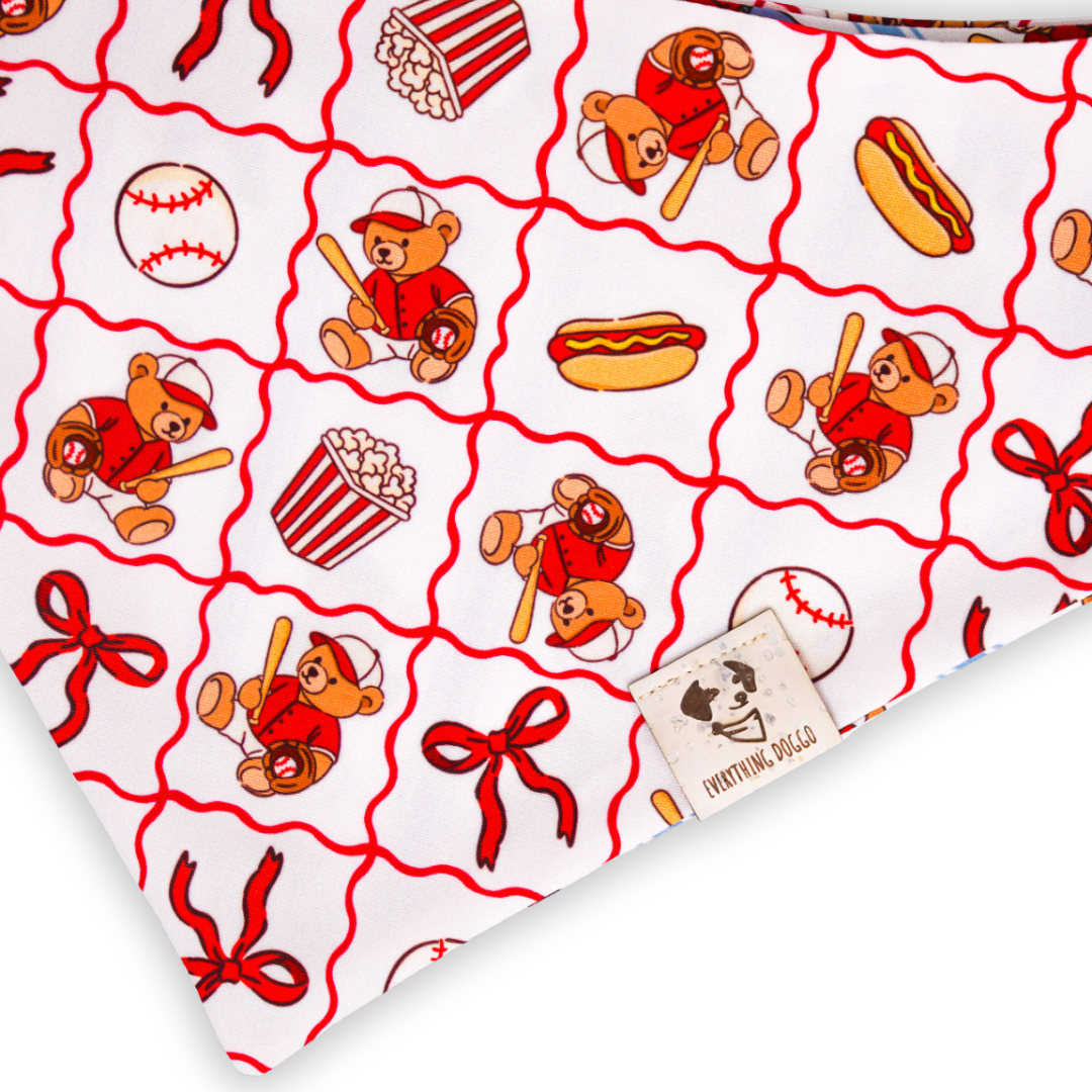 Teddy Ballgame (March Monthly Mystery) - Bandana