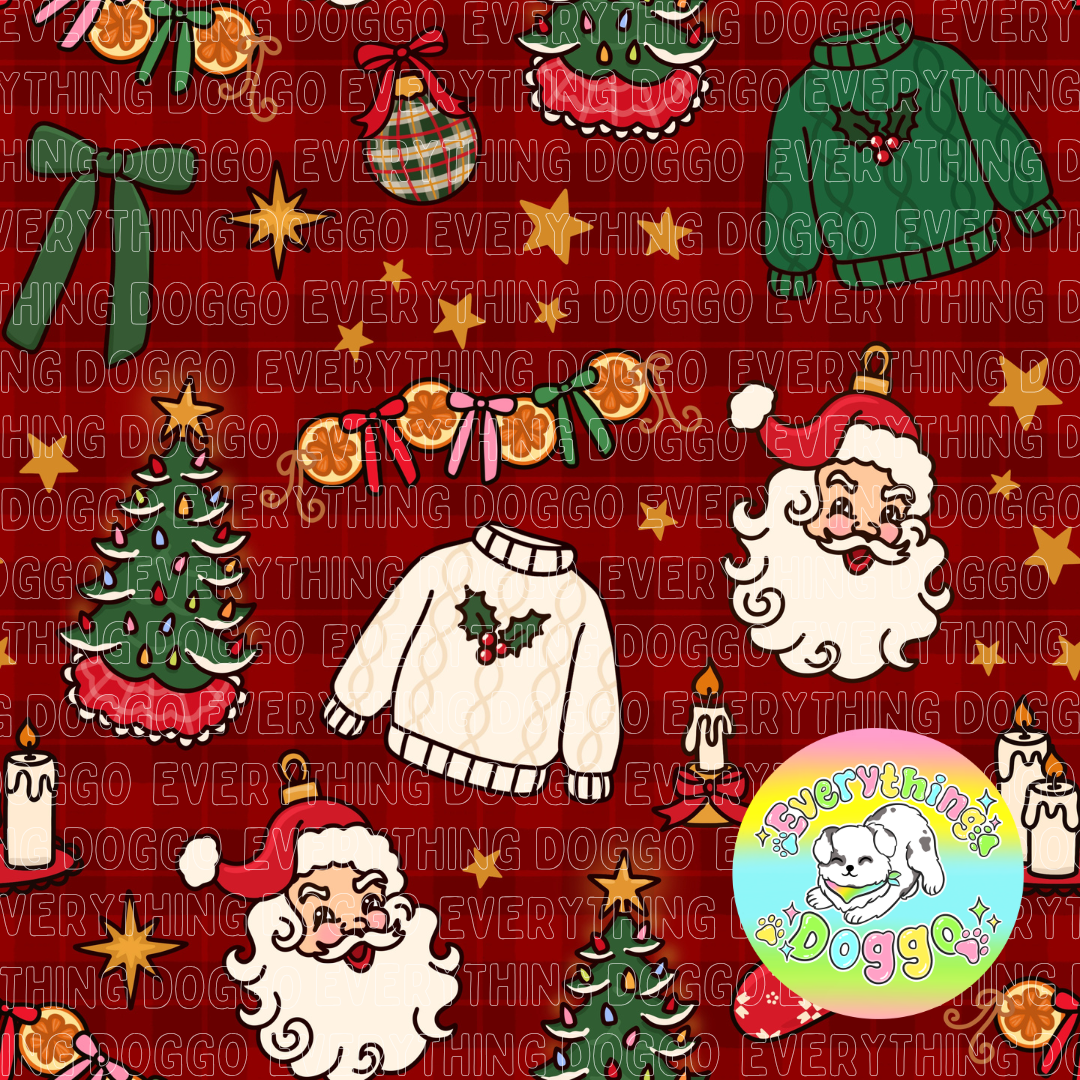 Christmas Keepsake - Bandana (Reversible)